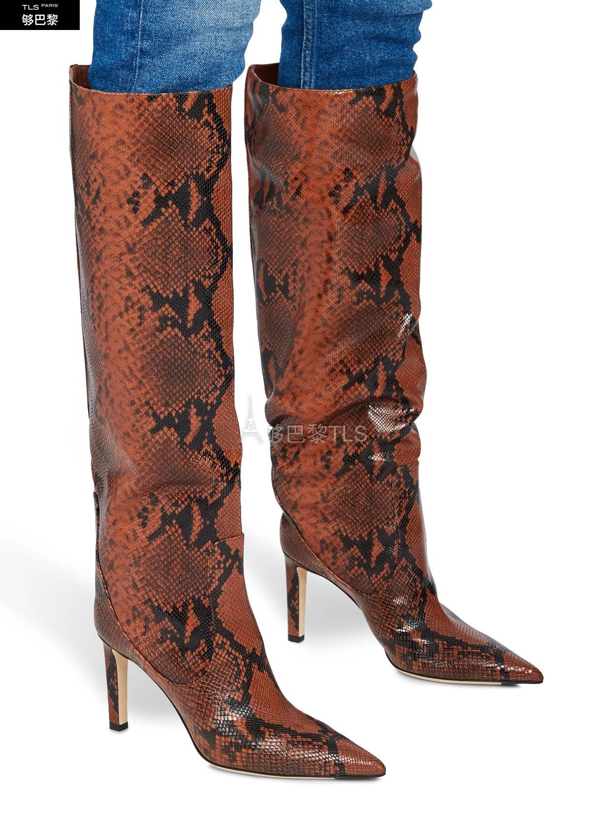 【包邮包税】 jimmy choo 21年春夏 女士 高筒靴 mavis 85 靴子 jch8