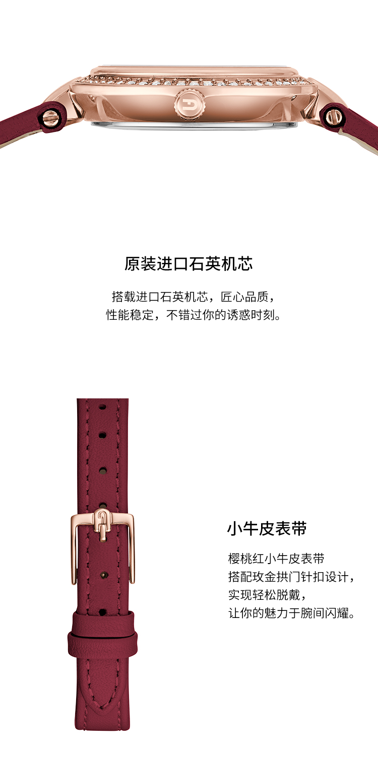 【春夏新品】FURLA/芙拉优雅钻饰女士石英表女表手表