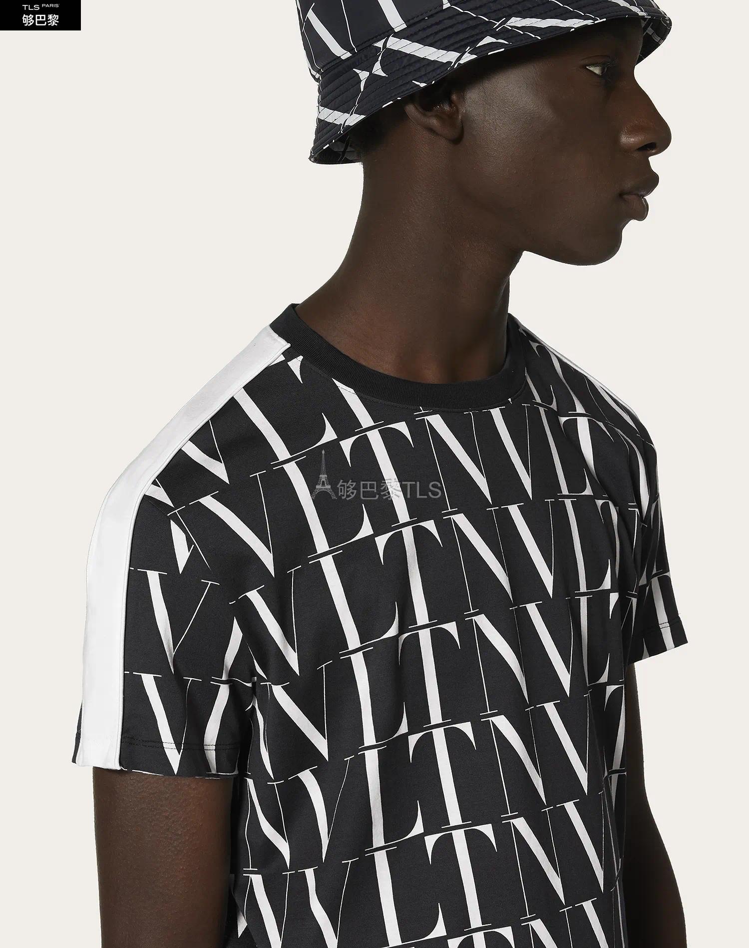 【包邮包税】 valentino华伦天奴 21年春夏 男士 短袖t恤 vltn times