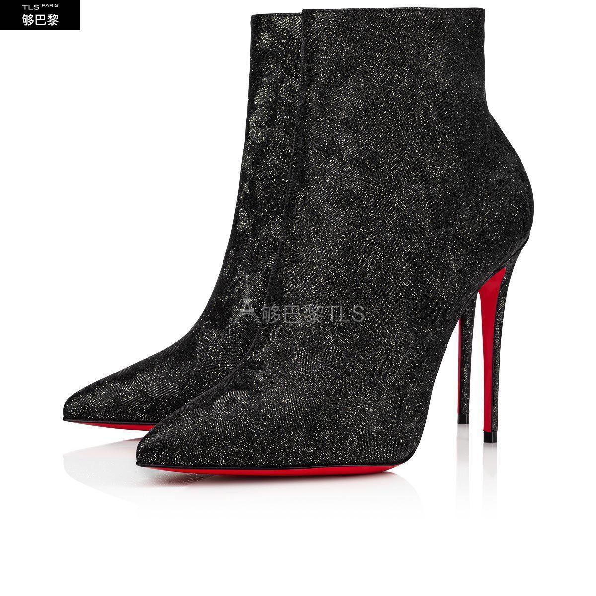 【包邮包税】 cl红底鞋 21年春夏 女士 短靴 so kate booty 1210004bk