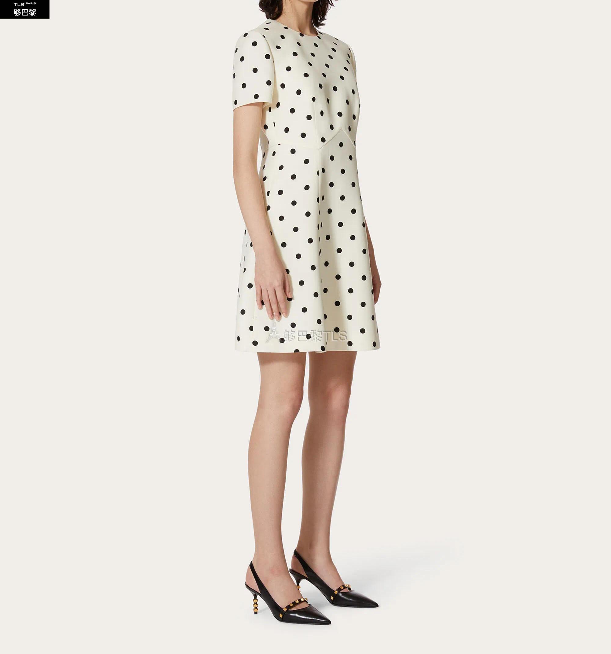 【包邮包税】 valentino华伦天奴 21年春夏 女士 连衣裙 波点印花