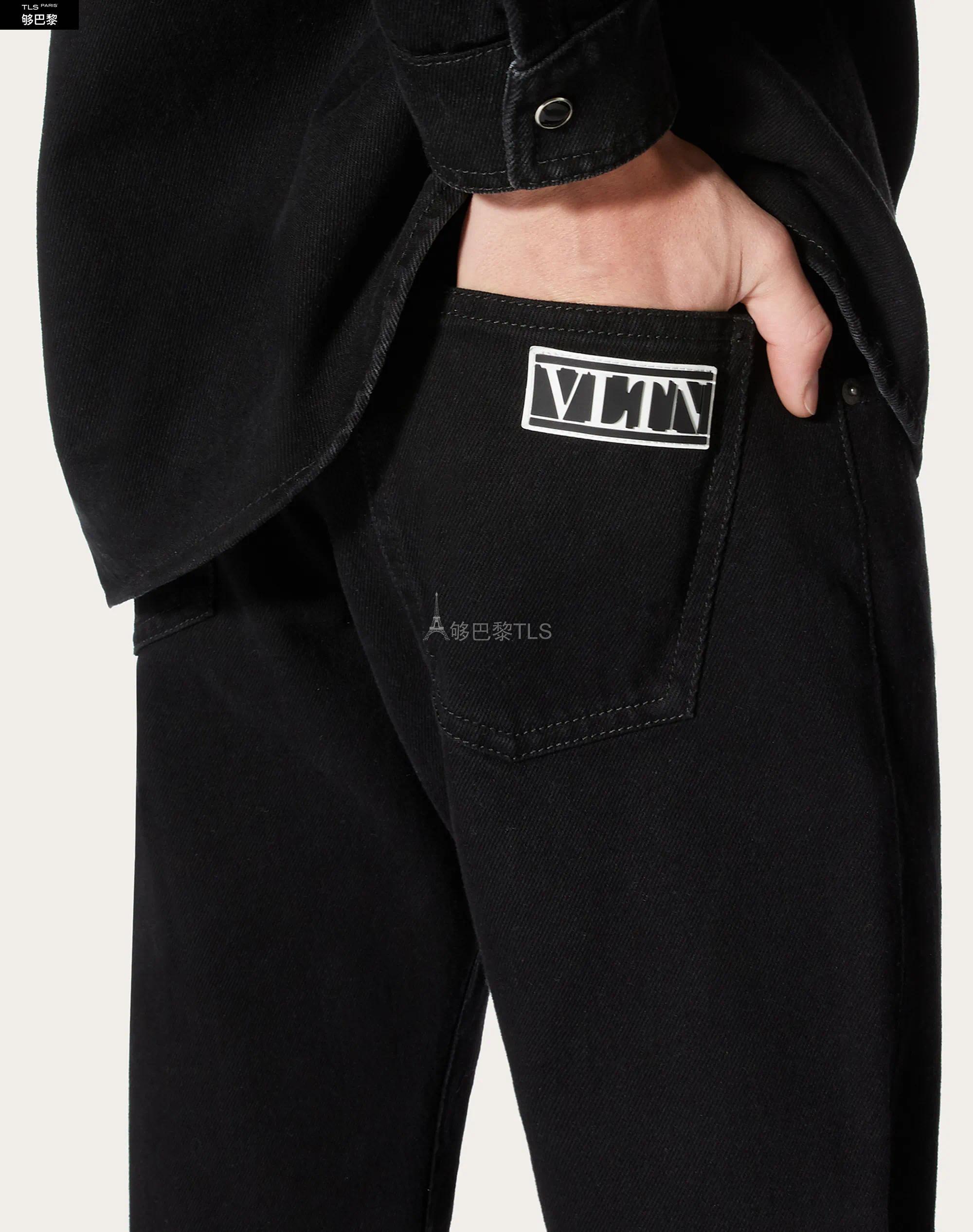 【包邮包税】 valentino华伦天奴 21年春夏 男士 牛仔裤 vltn tag