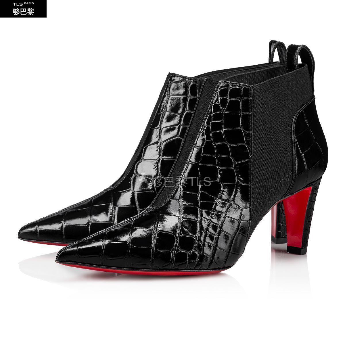 【包邮包税】 cl红底鞋 21年春夏 女士 短靴 tchakaboot 3200337bk01