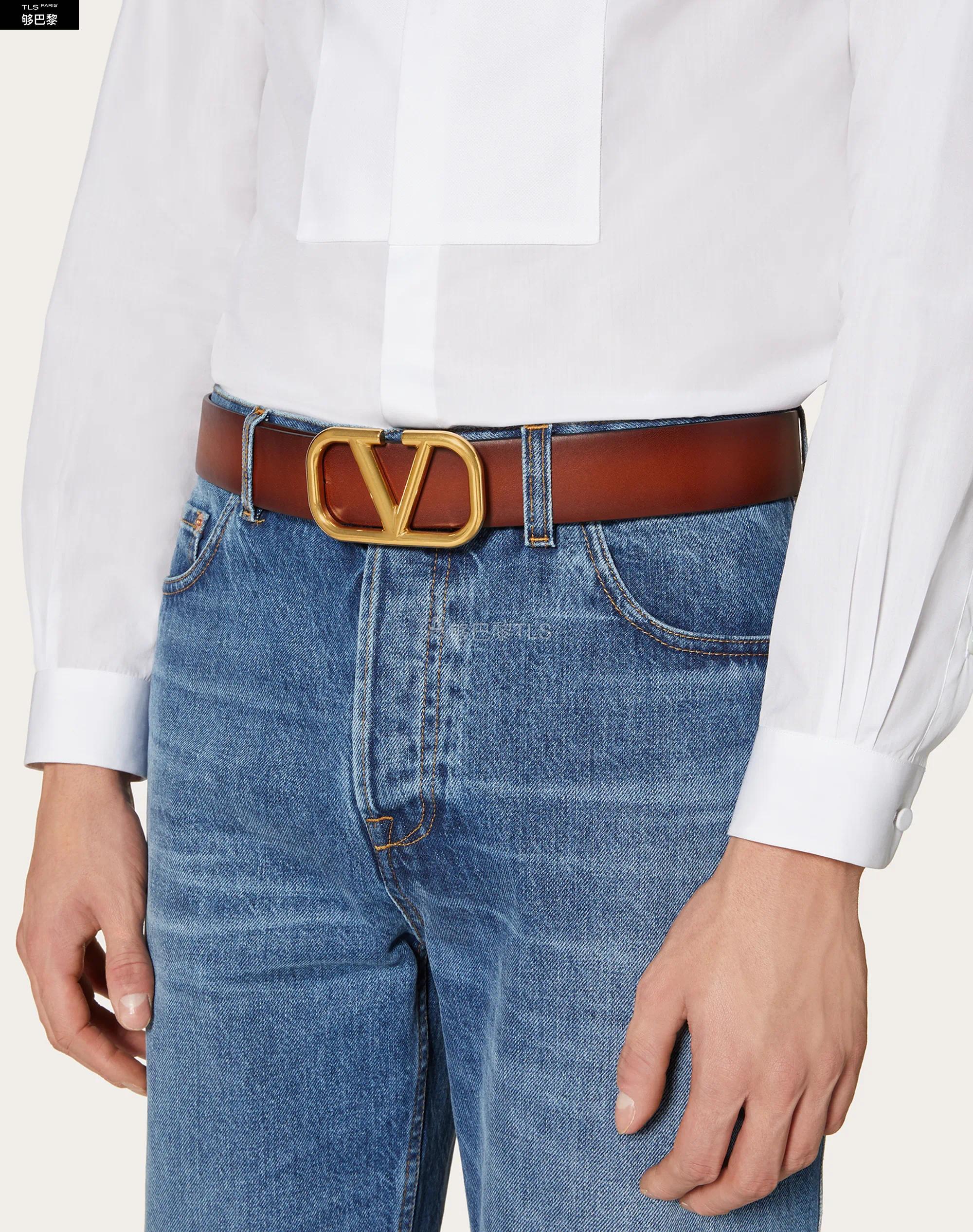 【包邮包税】 valentino华伦天奴 21年春夏 男士 腰带 ceinture vlogo