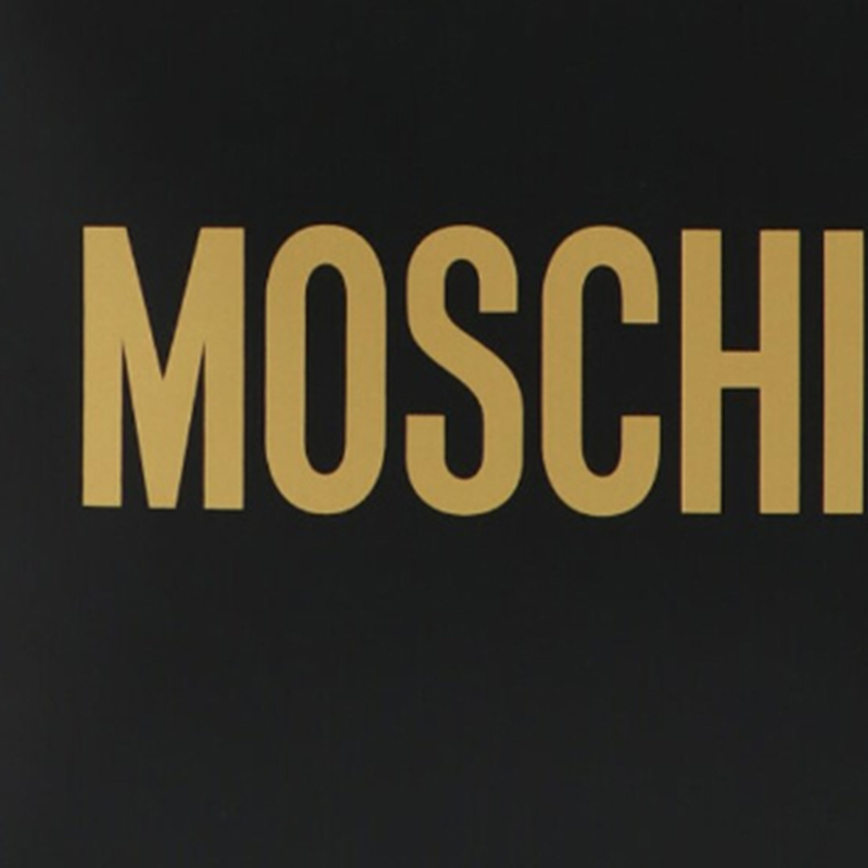 moschino/莫斯奇诺 logo标识 手拿包 牛皮革 预售
