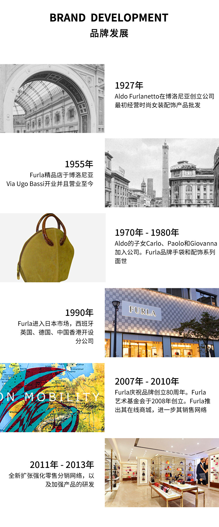 FURLA/芙拉时尚拱门标识
女士石英表女表手表COSY