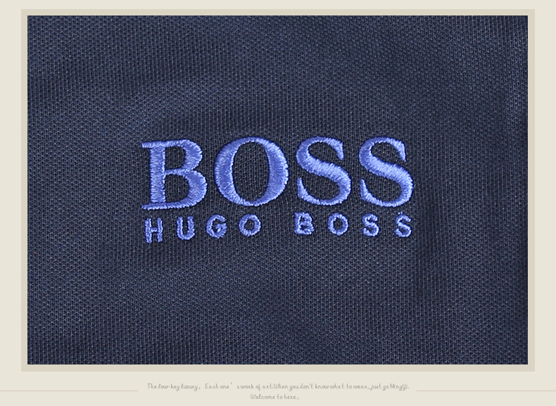 HUGO BOSS/雨果博斯男士短POLO21新款胸前logo薄款短袖POLOT恤衫 50430796
