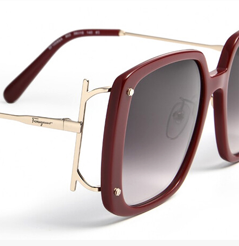 salvatore ferragamo/菲拉格慕 女士渐变镜片方形墨镜眼镜太阳镜 1008