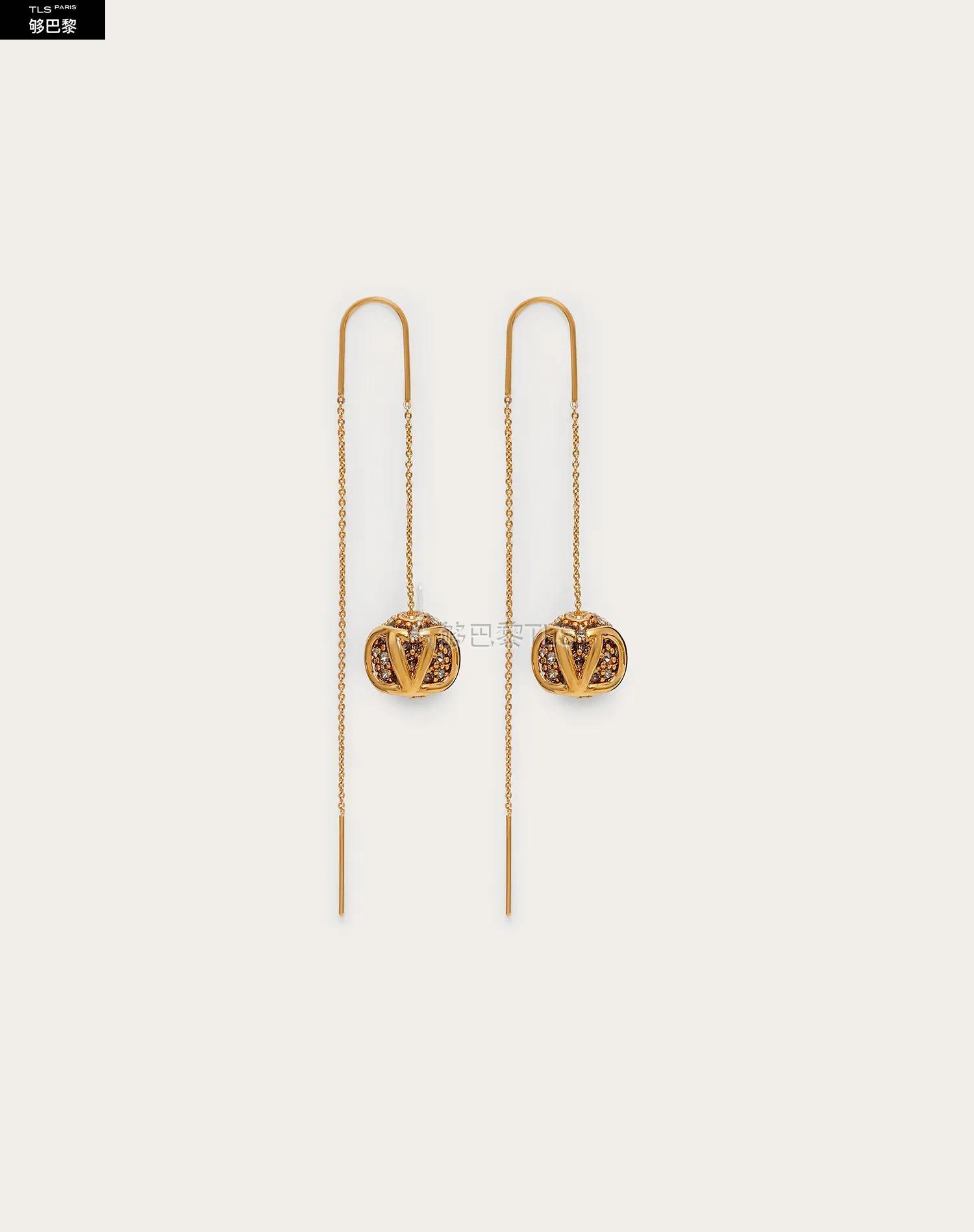 valentino华伦天奴 21年春夏 女士 耳环 boucles doreilles vlogo