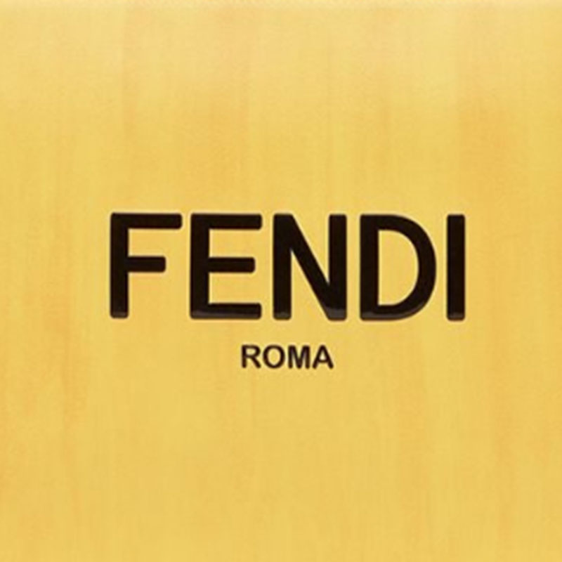 fendi/芬迪 手拿包 logo标识光面皮 牛皮革 预售