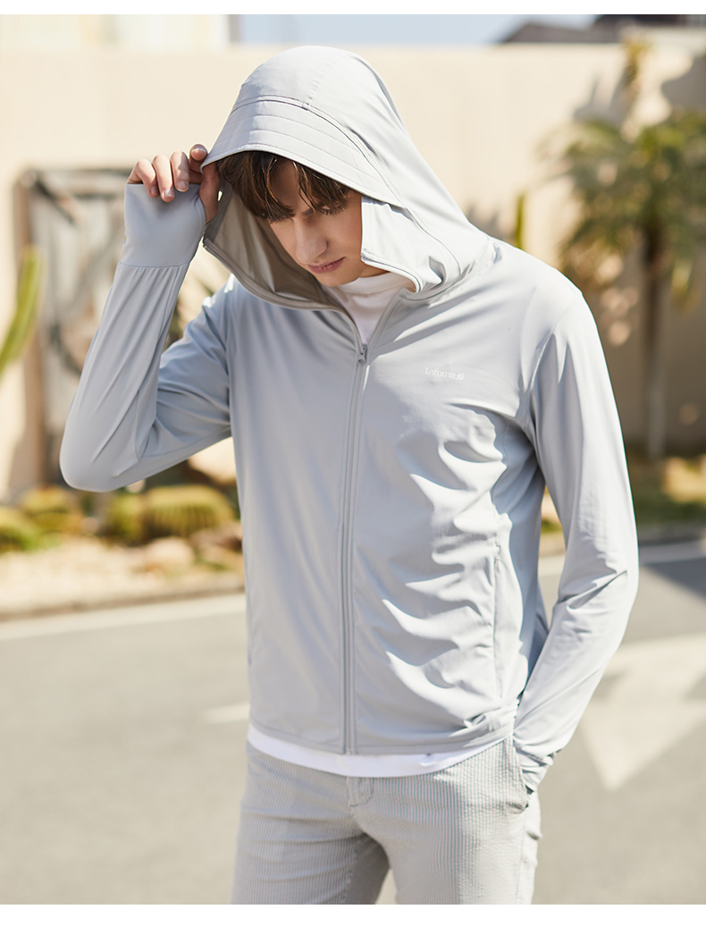 户外男士皮肤衣】lafuma乐飞叶户外21新款长袖防紫外线防晒衣皮肤衣男