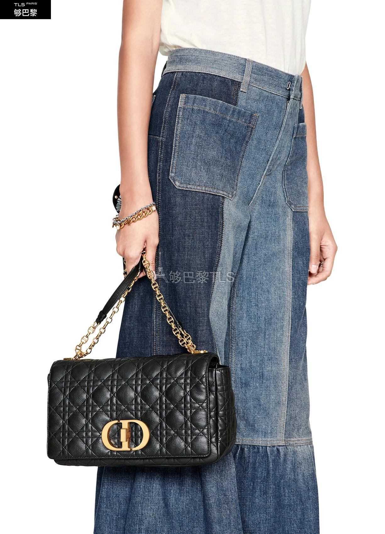 【包邮包税】 dior迪奥 21年春夏 女士 手提包 大号 dior caro 手袋