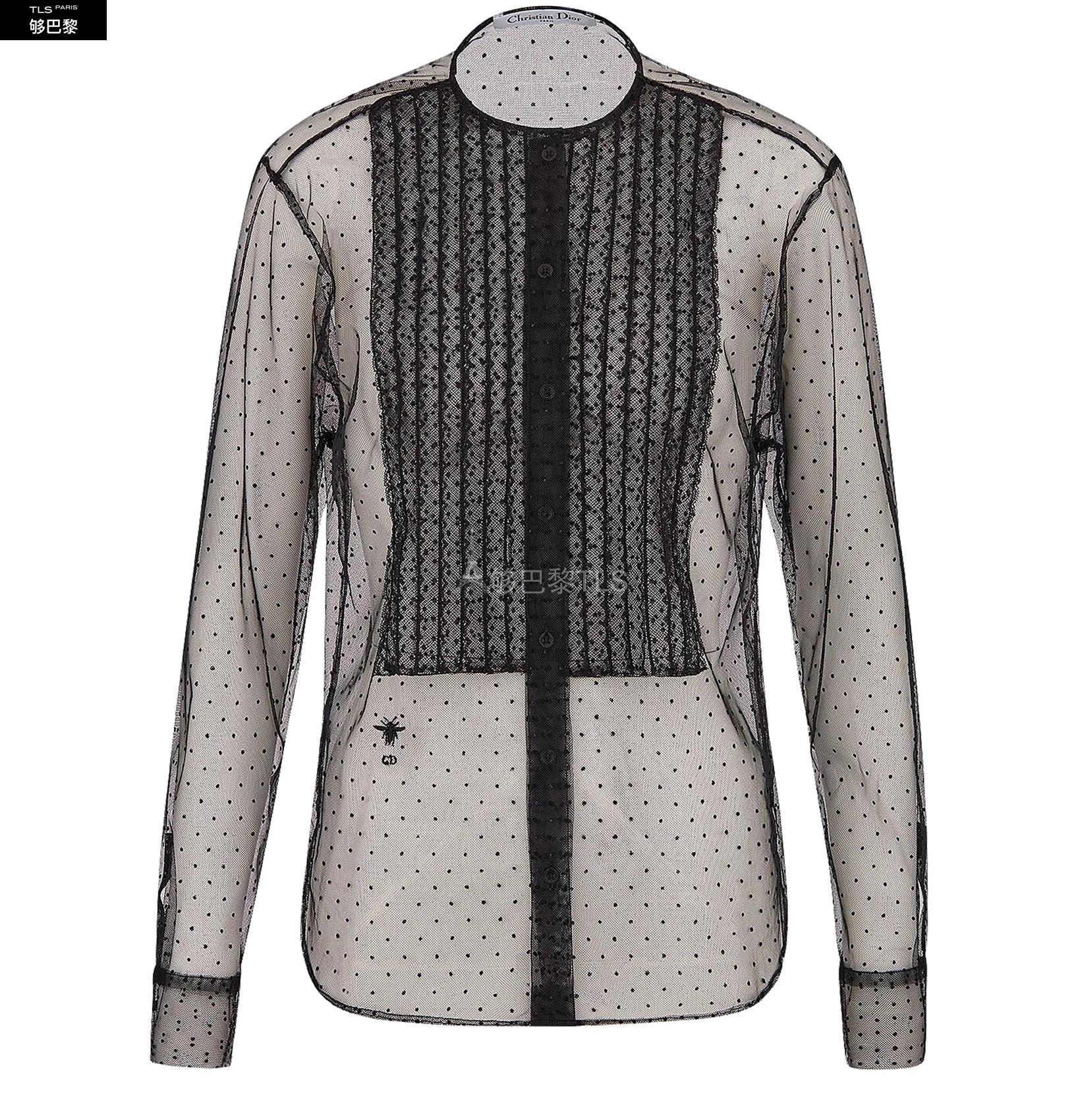 【包邮包税】 dior迪奥 21年春夏 女士 长袖衬衫 轻薄衬衫 dio896kjb