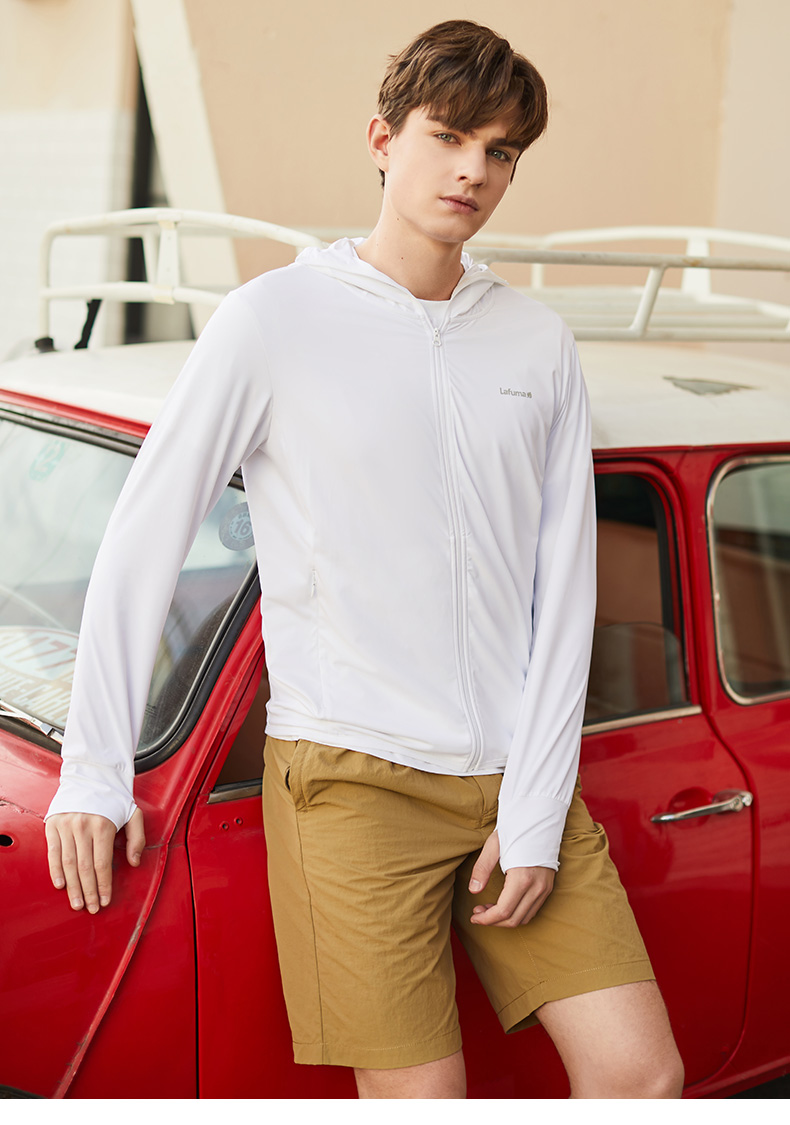 lafuma乐飞叶户外21新款长袖防紫外线防晒衣皮肤衣男冰丝外套