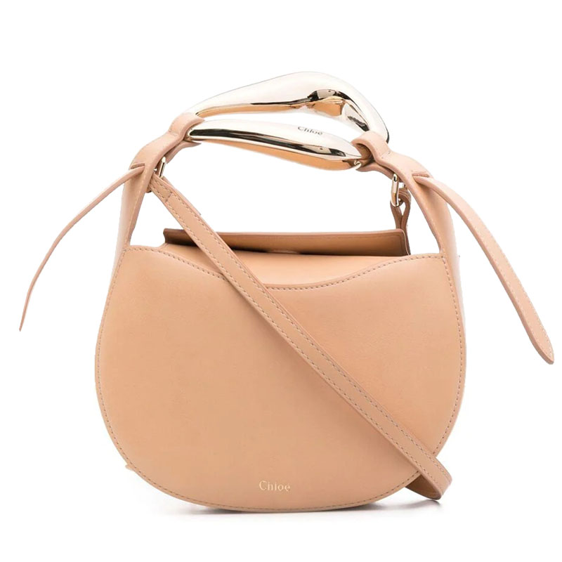 chloe/克洛伊 kiss 马鞍包 字母印字标 小粒面皮 chc21us350 皮质