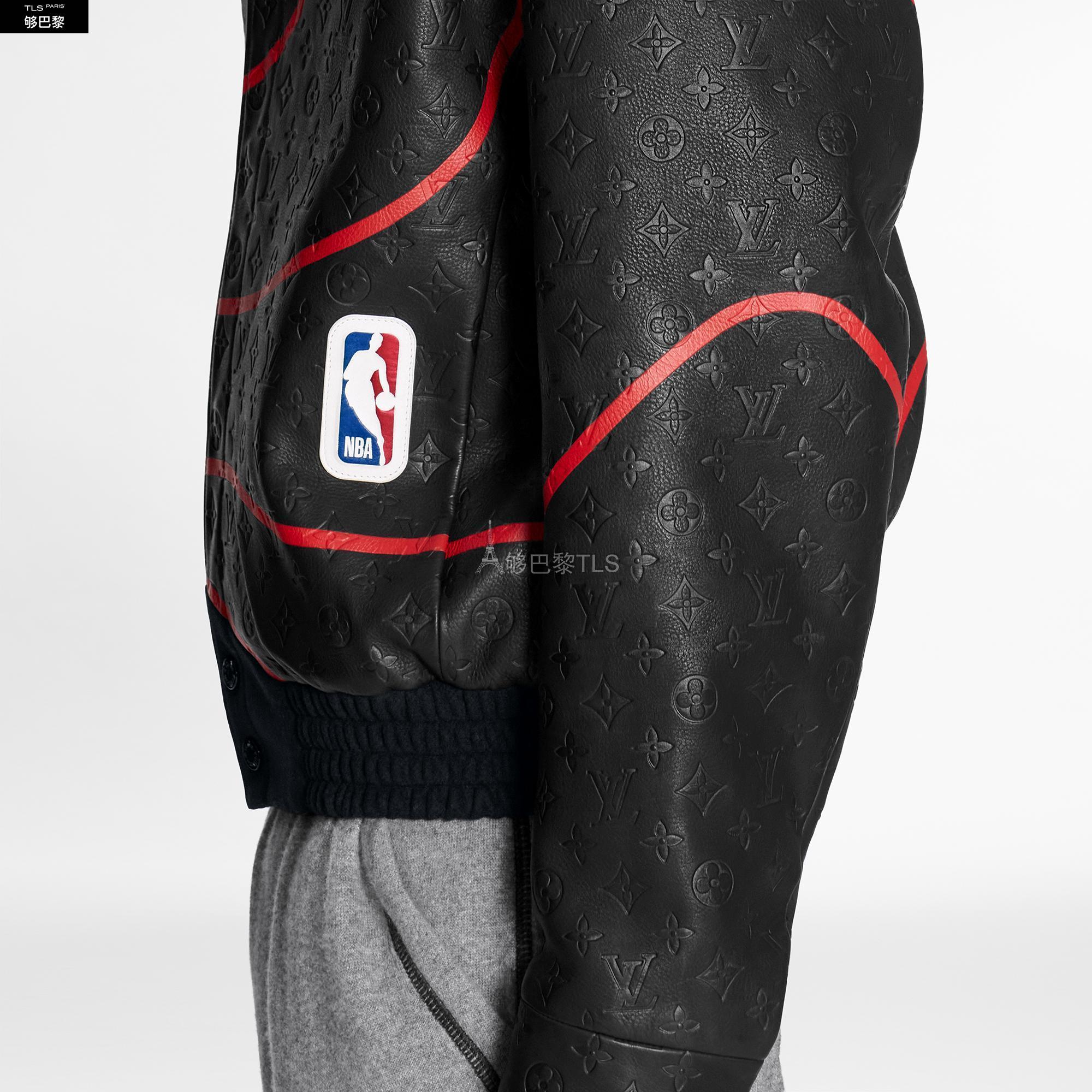 21年秋冬 男士 夹克 vest player en cuir et laine lv x nba 1a8gwe