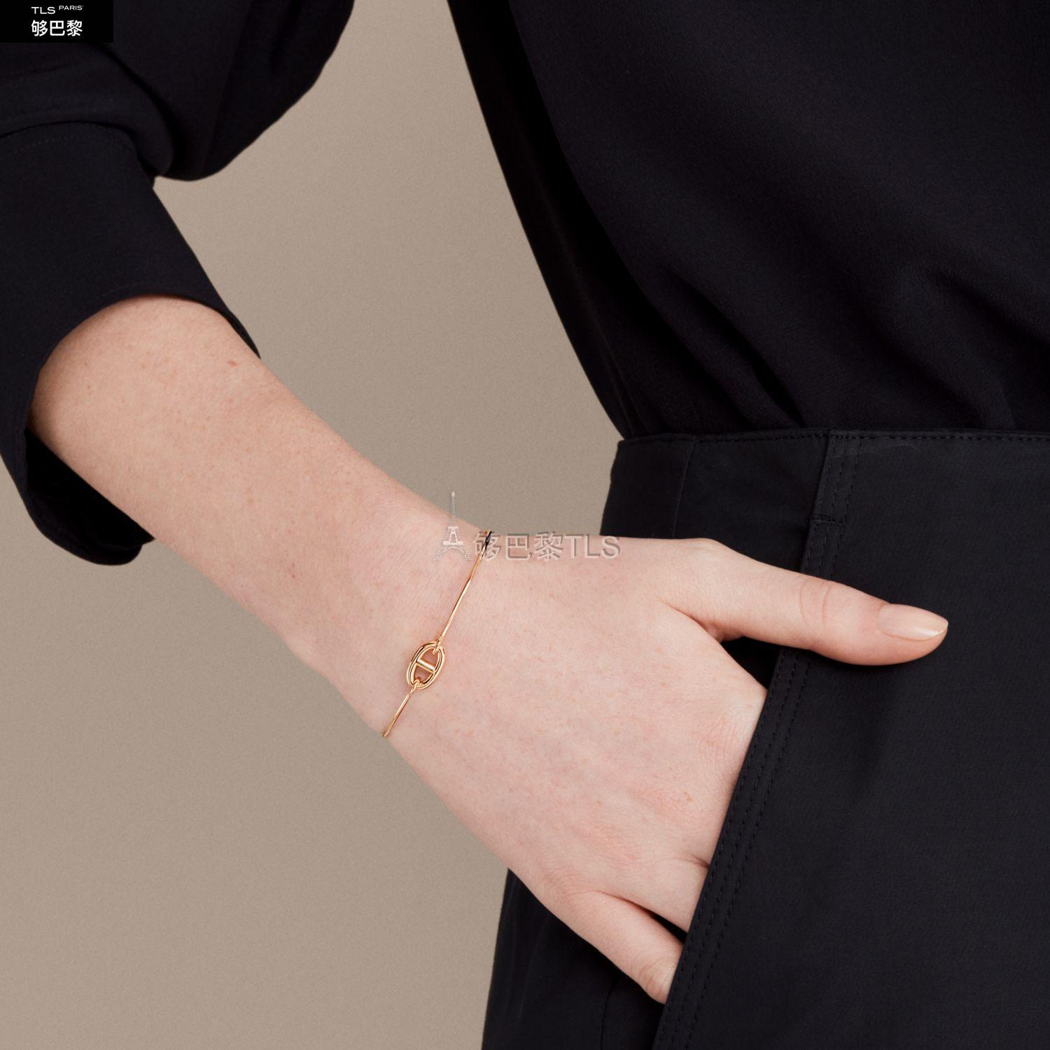 【包邮包税】 hermes爱马仕 21年秋冬 女士 手链 bracelet ronde