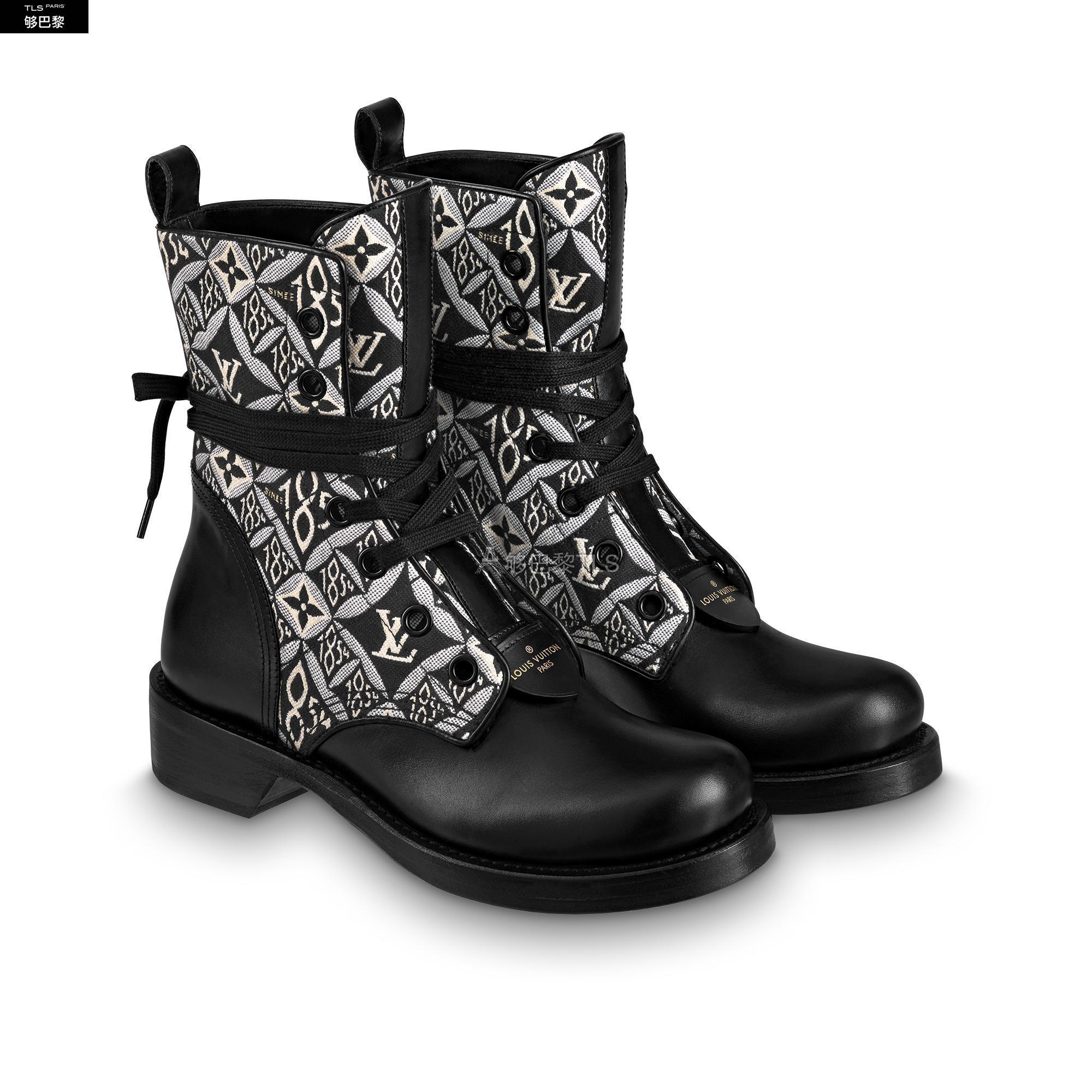 【包邮包税】 lv路易威登 21年秋冬 女士 短靴 metropolis 平底靴 1a8