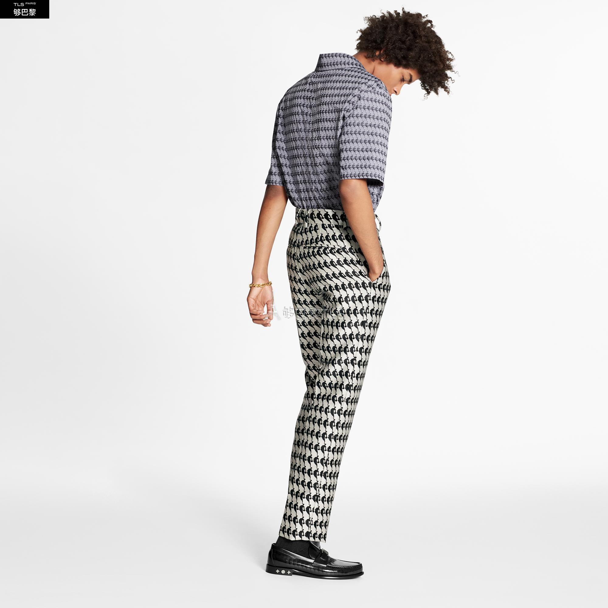 【包邮包税】 lv路易威登 21年秋冬 男士 休闲裤 lvxnba 修身长裤 1a8