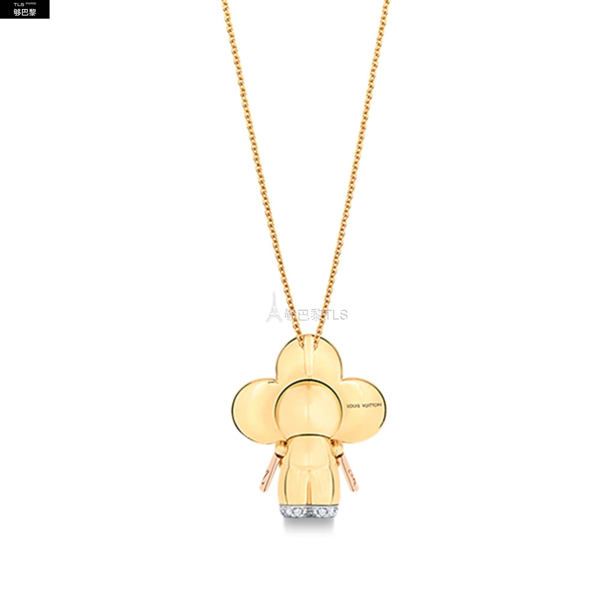 【包邮包税】 lv路易威登 21年秋冬 女士 项链 vivienne 1*w*8k金钻石