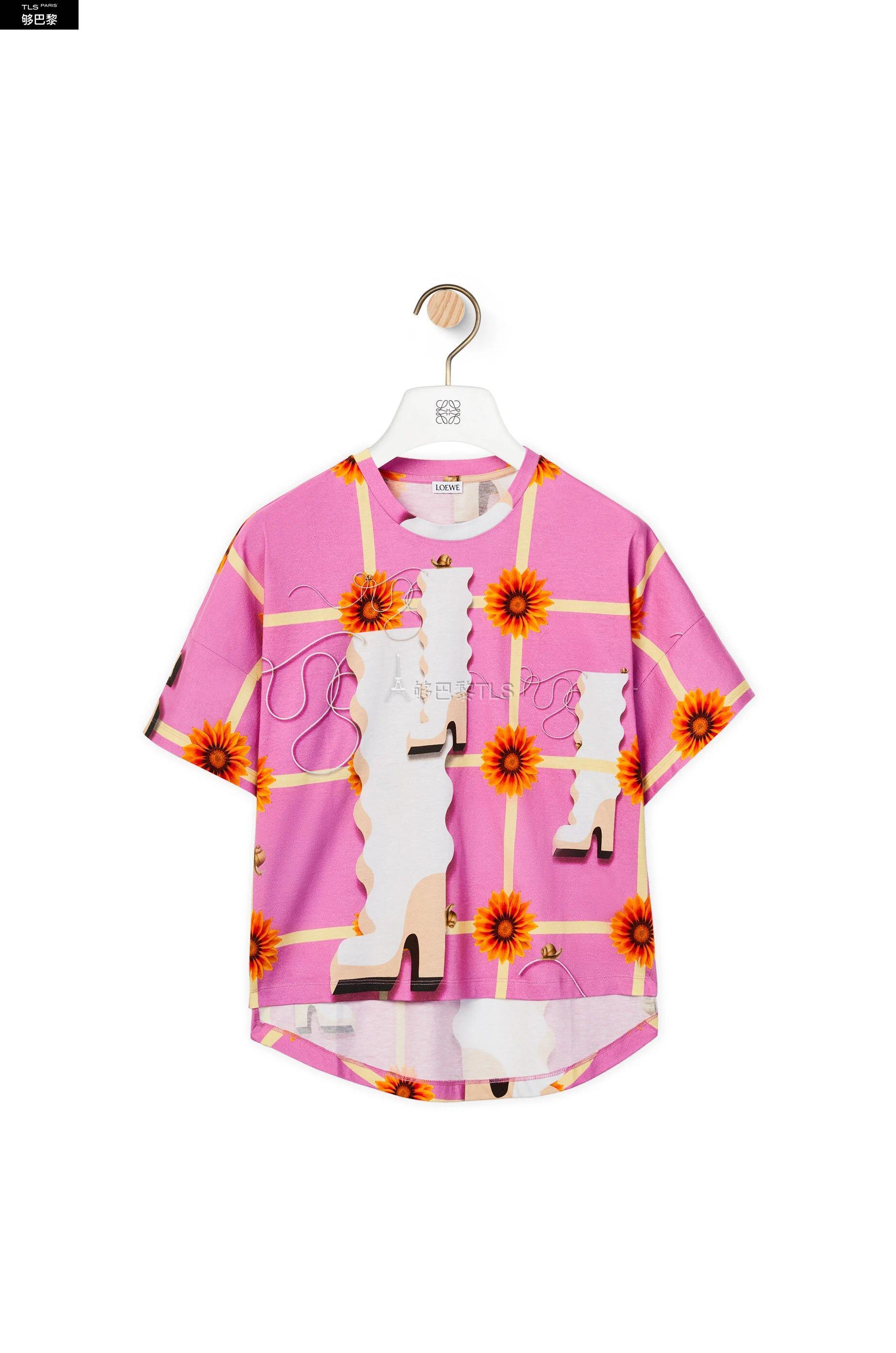 【包邮包税】 loewe罗意威 21年春夏 女士 短袖t恤