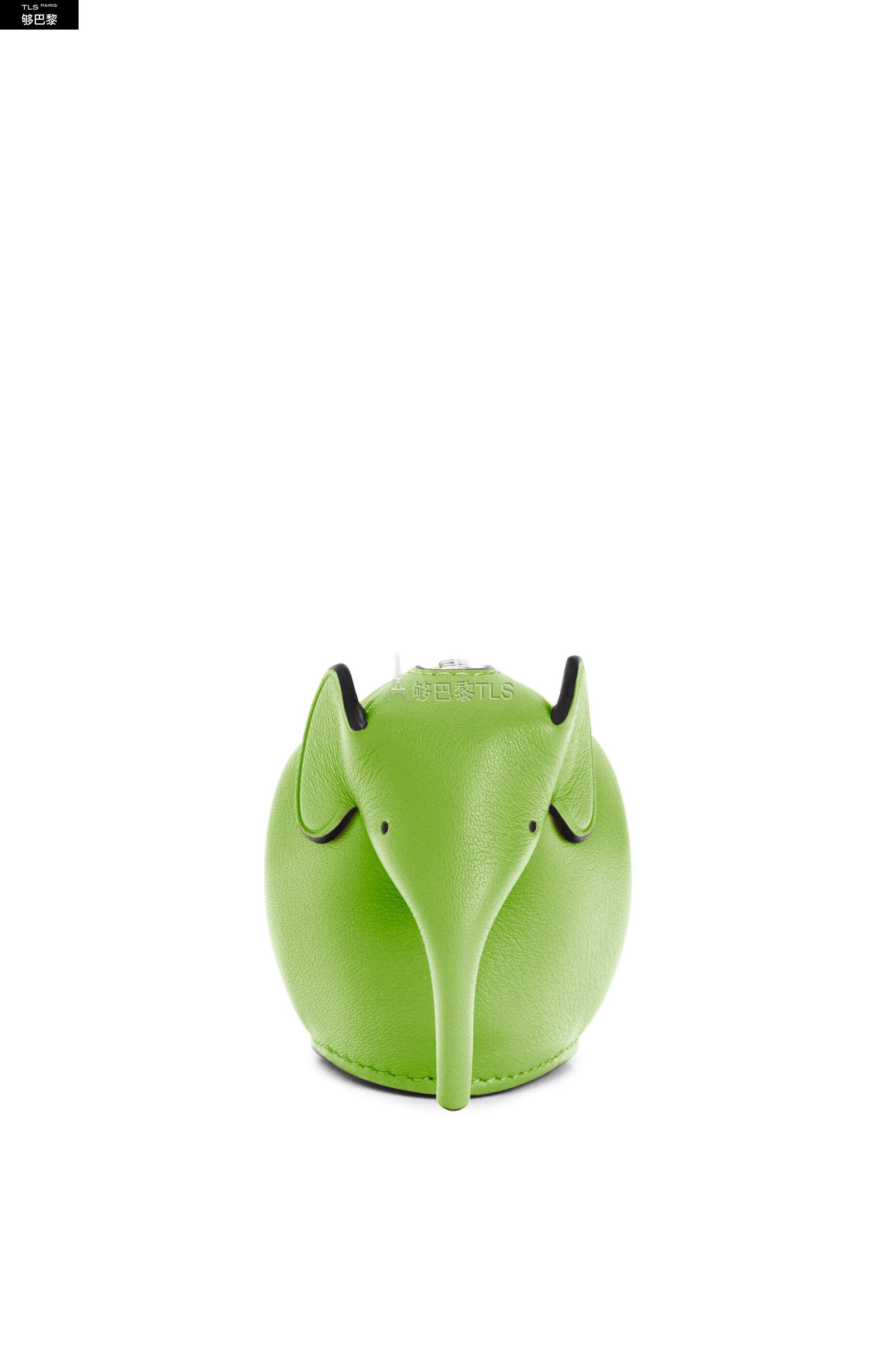 【包邮包税】 loewe罗意威 21年春夏 女士 挂饰 经典牛皮革小象挂饰