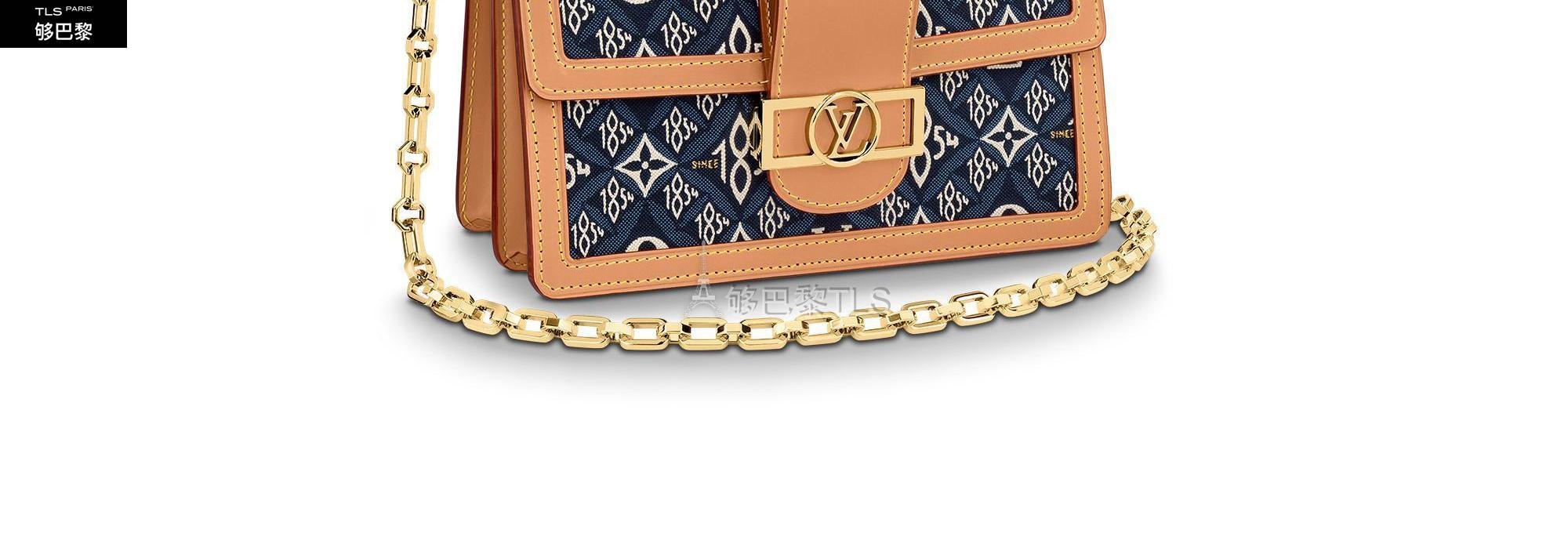 【包邮包税】 lv路易威登 21年秋冬 女士 单肩包 dauphine 中号手袋