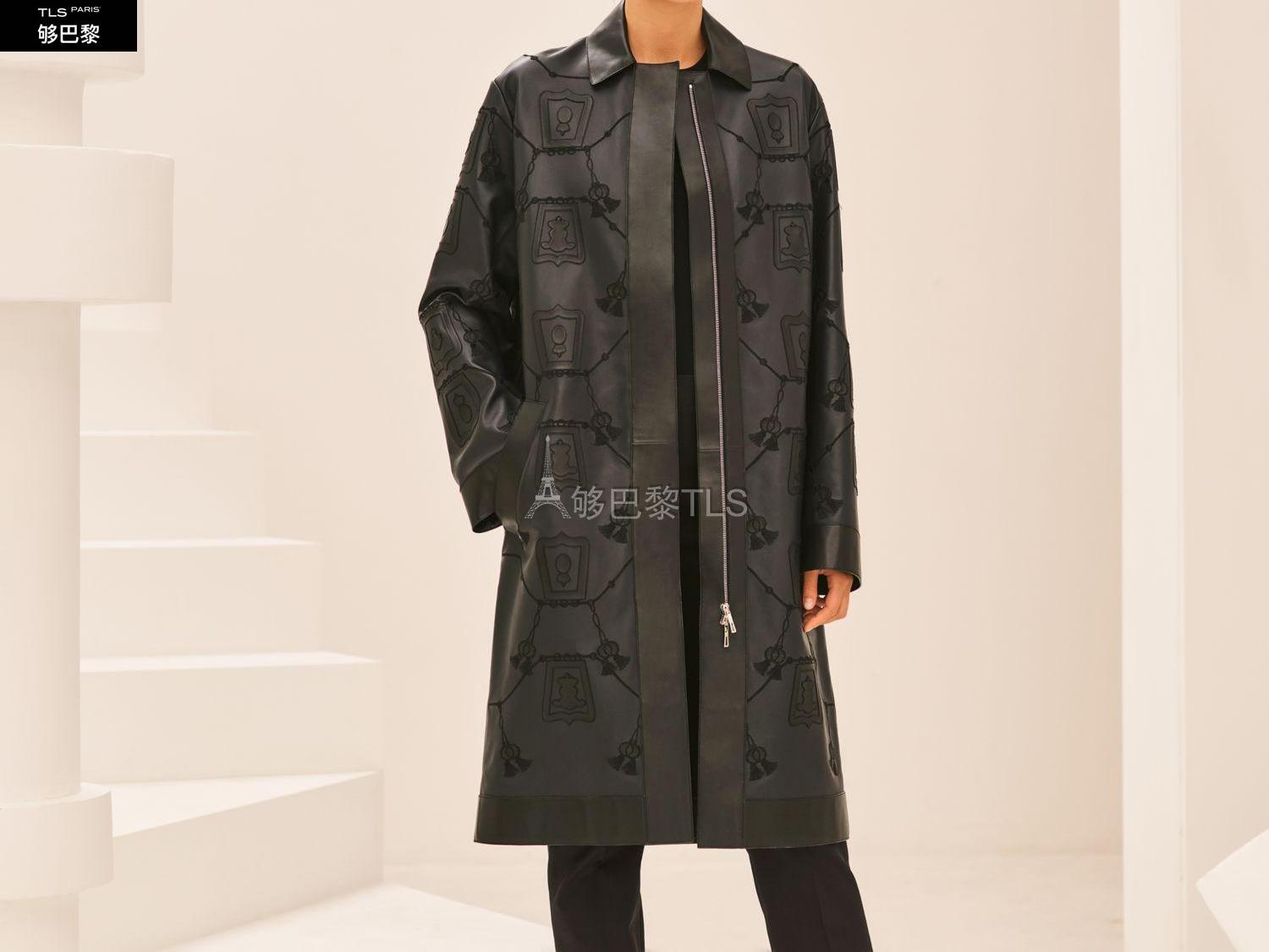 【包邮包税】 hermes爱马仕 21年秋冬 女士 大衣 manteau ennobli en