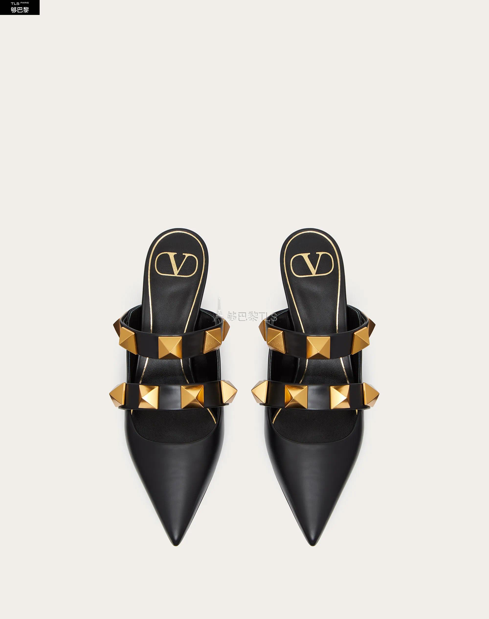 【包邮包税】 valentino华伦天奴 21年春夏 女士 中跟凉鞋 roman stud