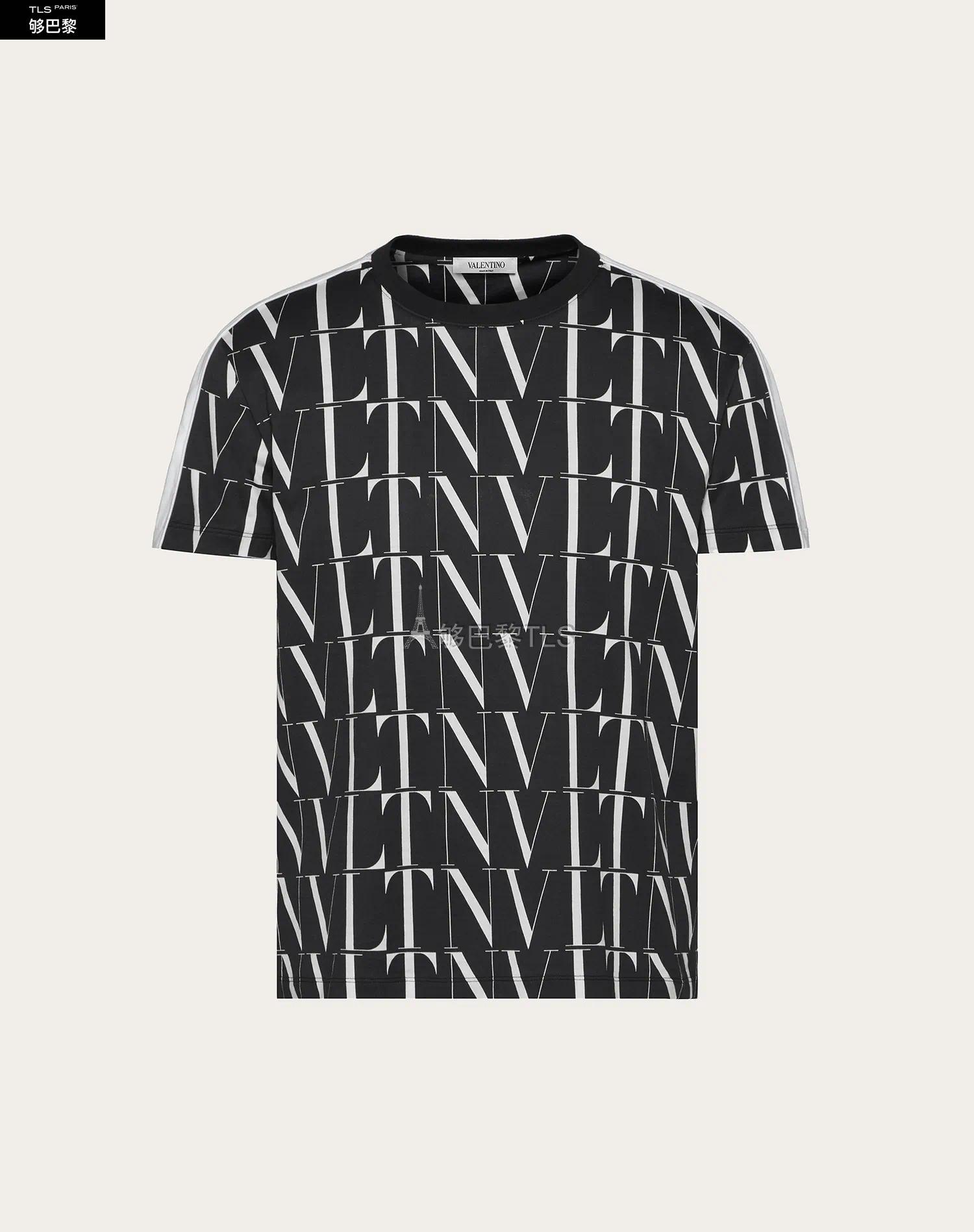 【包邮包税】 valentino华伦天奴 21年春夏 男士 短袖t恤 vltn times