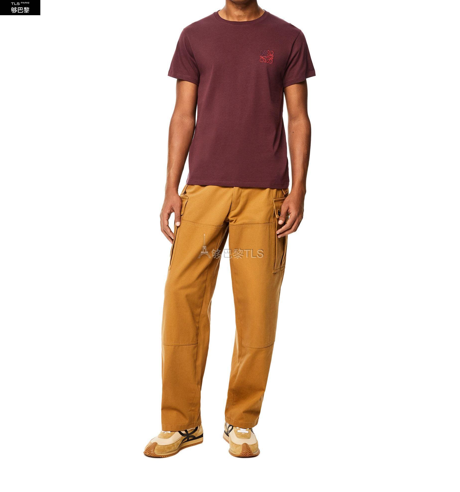 【包邮包税】 loewe罗意威 21年春夏 男士 短袖t恤 anagram 圆领t恤