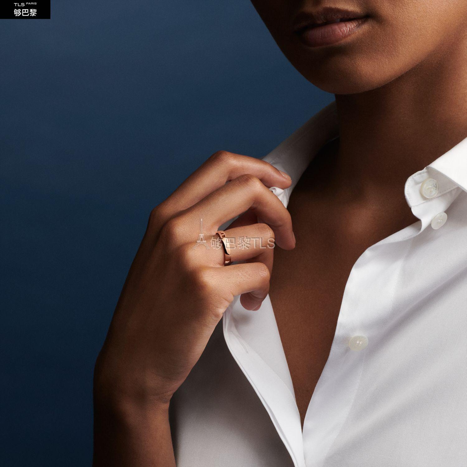 【包邮包税】 hermes爱马仕 21年秋冬 女士 戒指 alliance ever