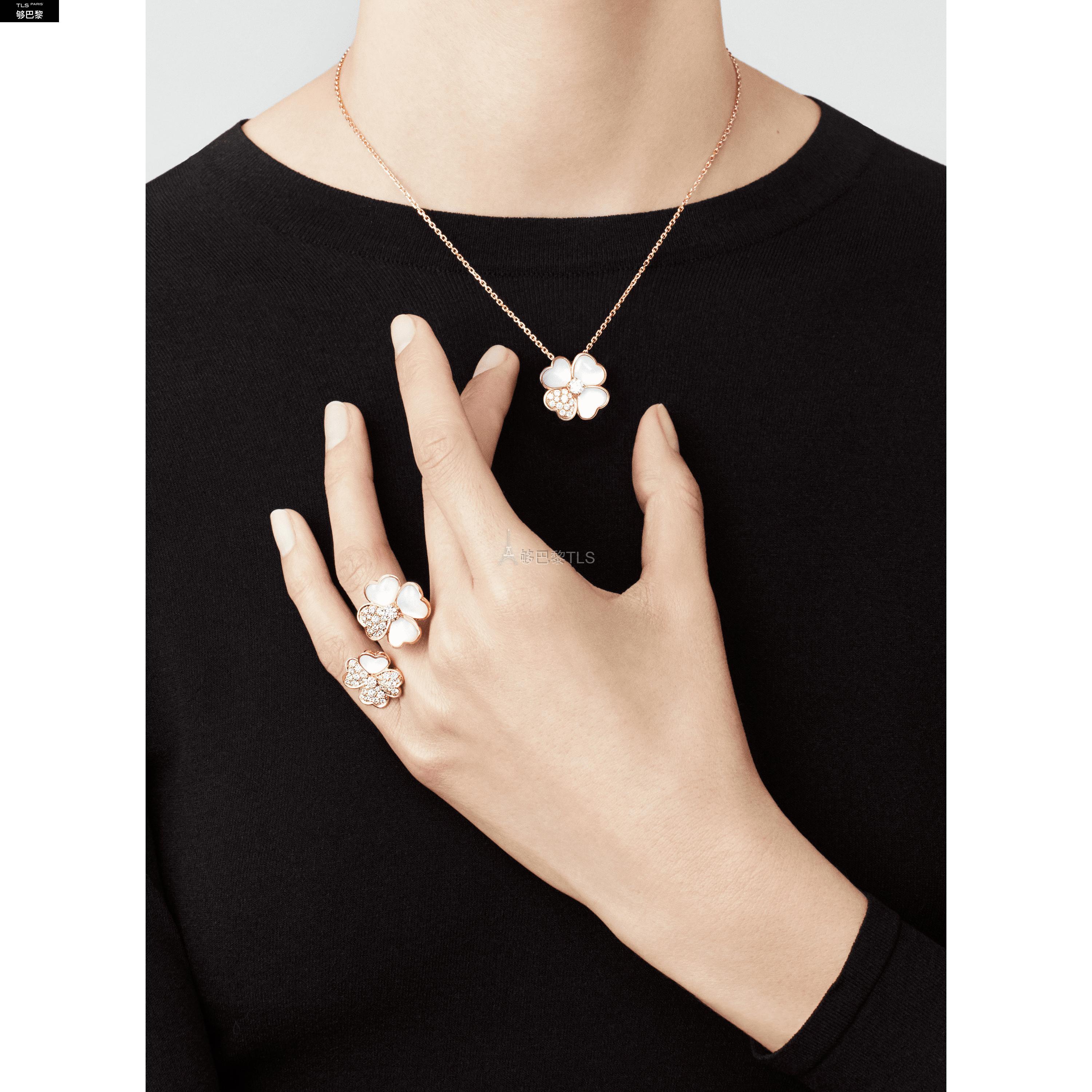 【包邮包税】 vca梵克雅宝 21年秋冬 女士 戒指 cosmos指间戒 vcaro