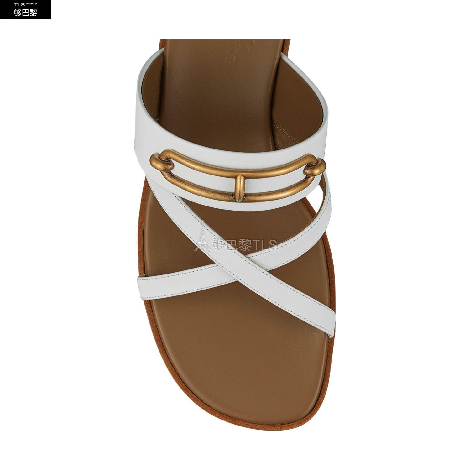 【包邮包税】 hermes爱马仕 21年秋冬 女士 平底凉鞋 sandales claire