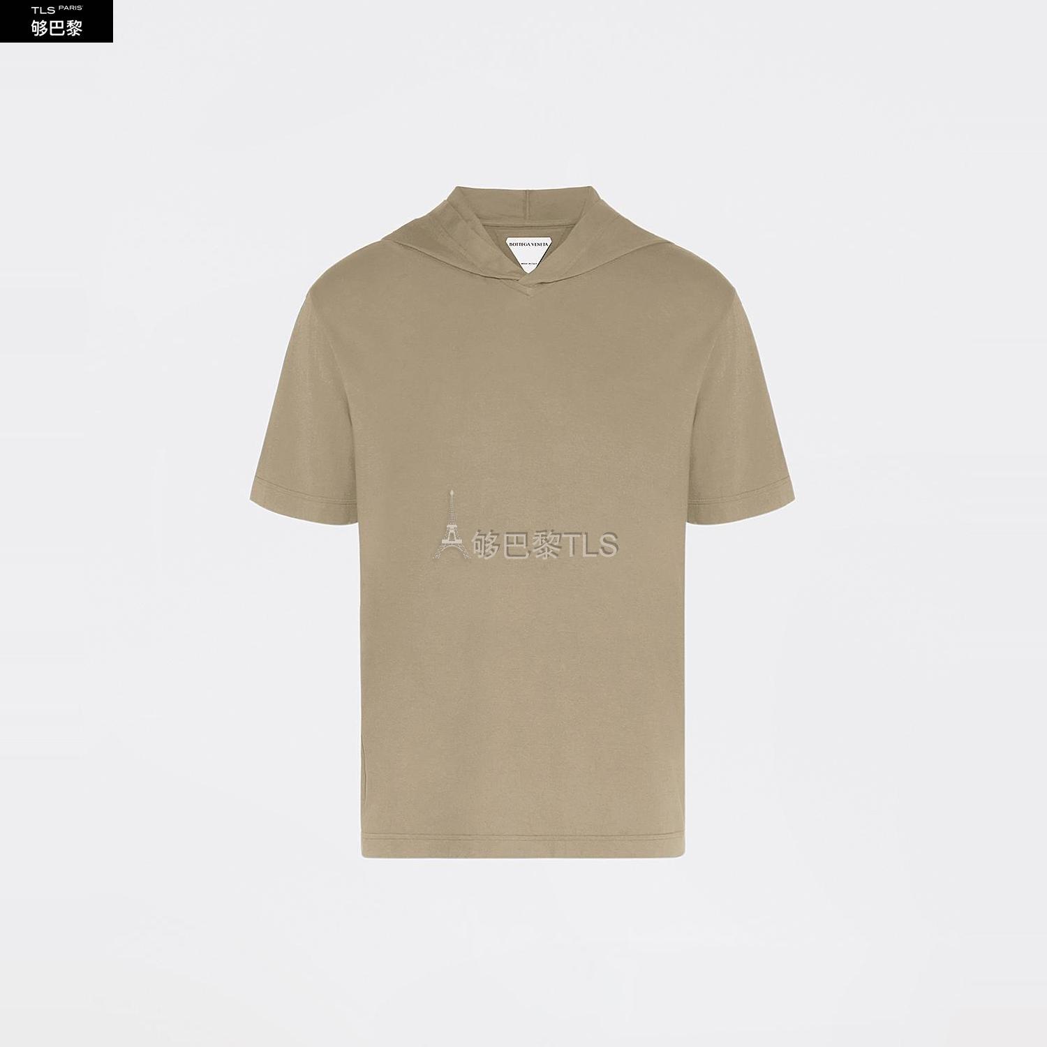 【包邮包税】 bv葆蝶家 21年秋冬 男士 短袖t恤 t-shirt a capuche