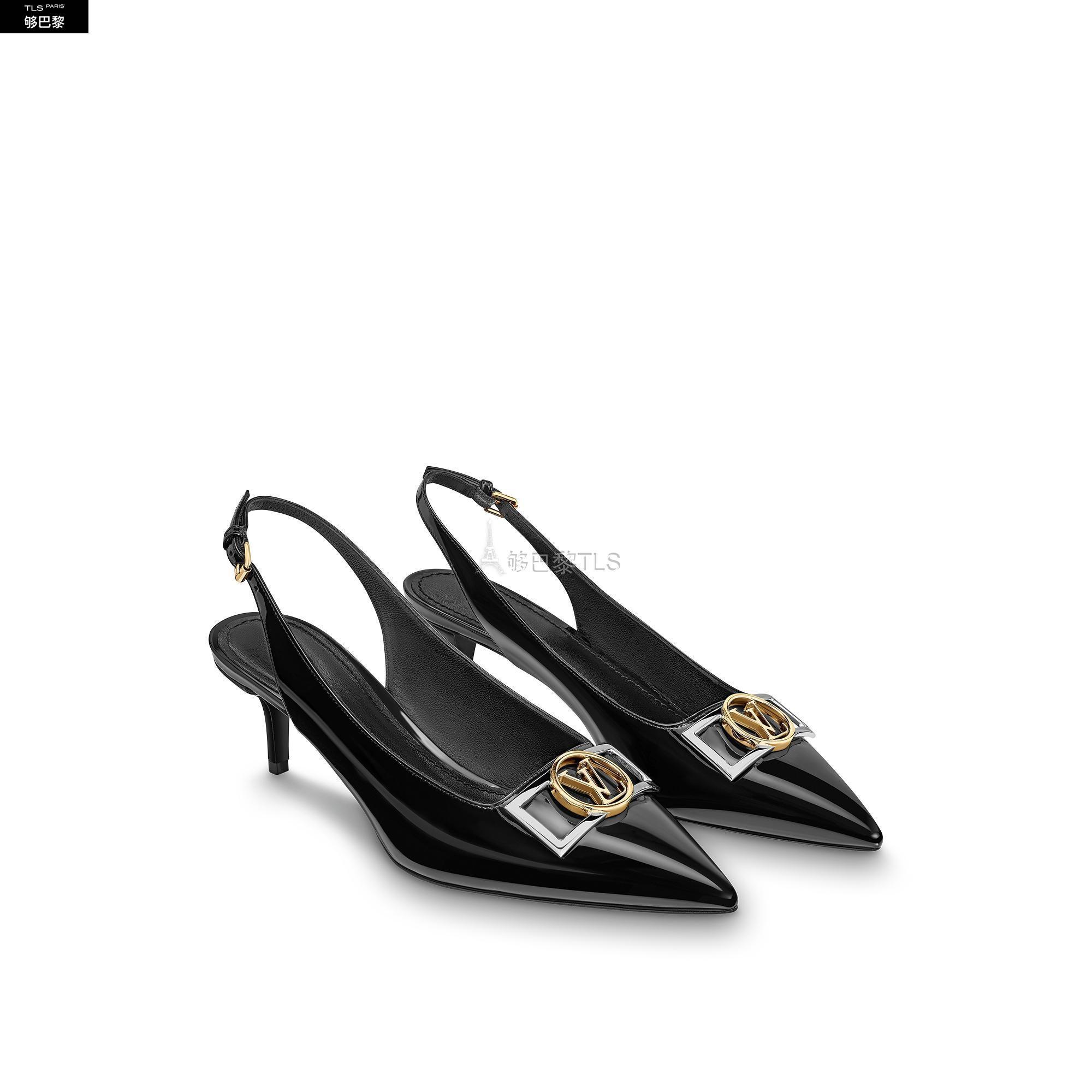 【包邮包税】 lv路易威登 21年秋冬 女士 中跟鞋 insider 露跟高跟鞋