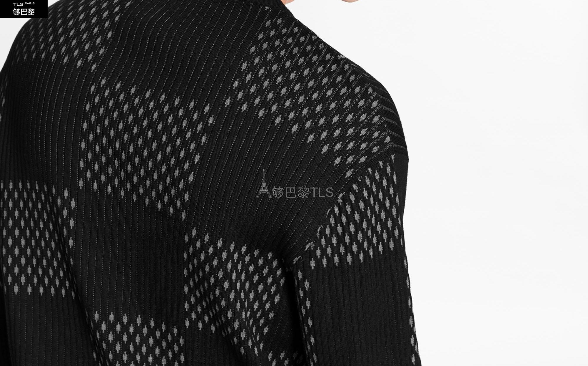 【包邮包税】 lv路易威登 21年秋冬 男士 针织衫 giant damier 圆领衫