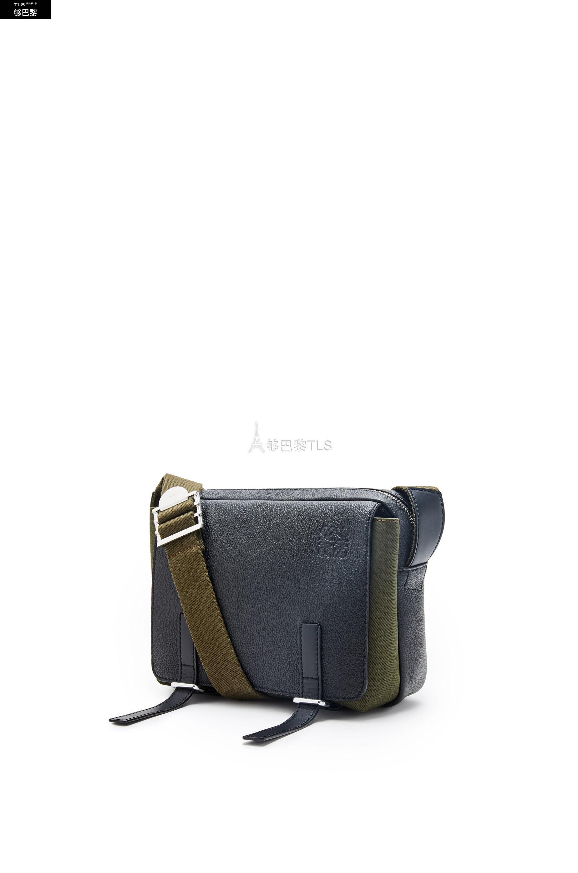 【包邮包税】 loewe罗意威 21年秋冬 男士 单肩包 超小号柔软粒面牛