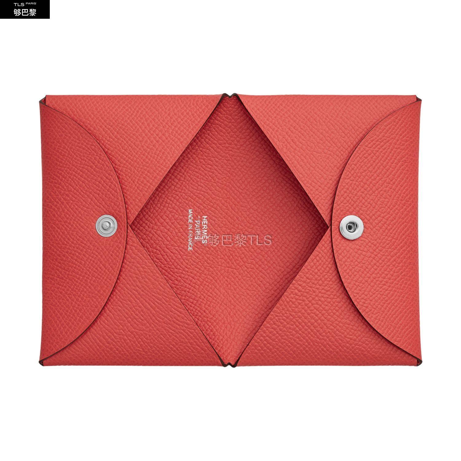 【包邮包税】 hermes爱马仕 21年秋冬 女士 卡包 porte-cartes calvi