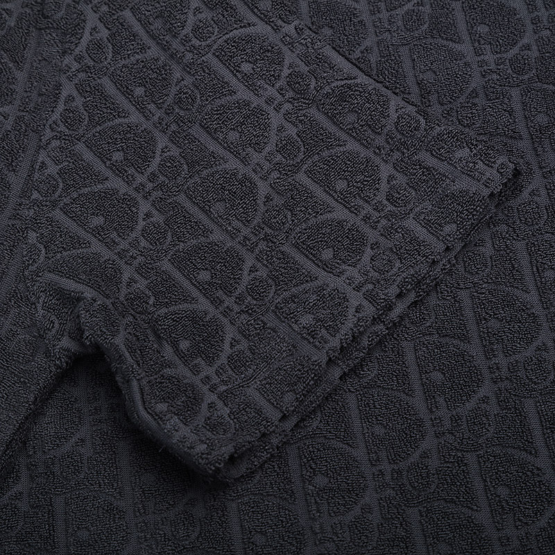 dior/迪奥 21春夏 提花毛圈面料男士短polo 113j812a0614 dojrm101