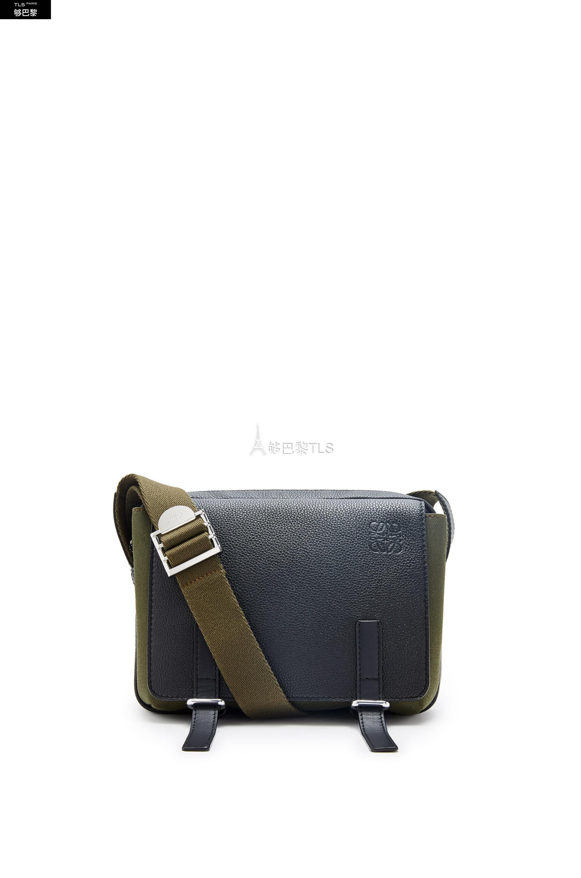 【包邮包税】 loewe罗意威 21年秋冬 男士 单肩包 超小号柔软粒面牛