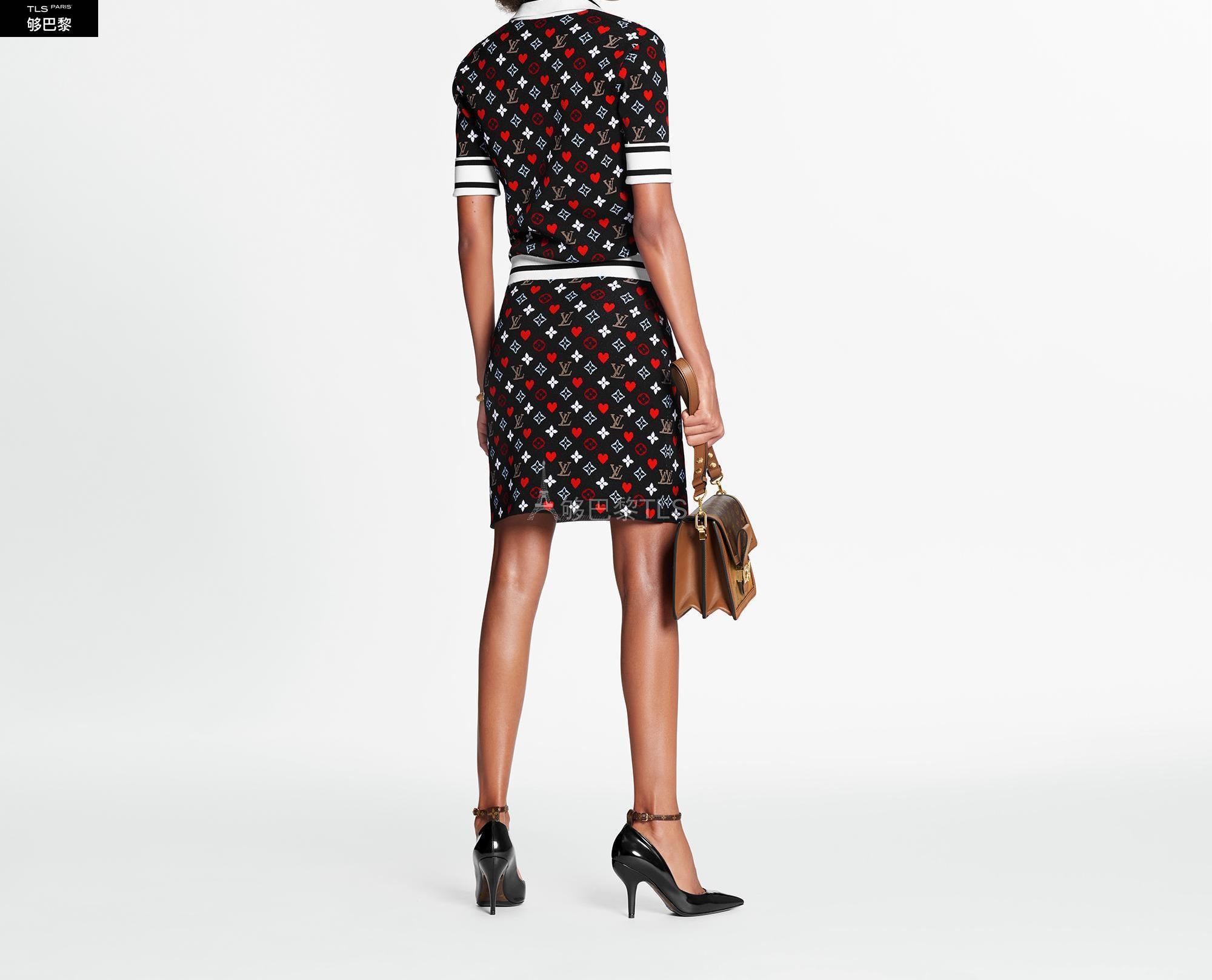 【包邮包税】 lv路易威登 21年秋冬 女士 连衣裙 robe polo en maille