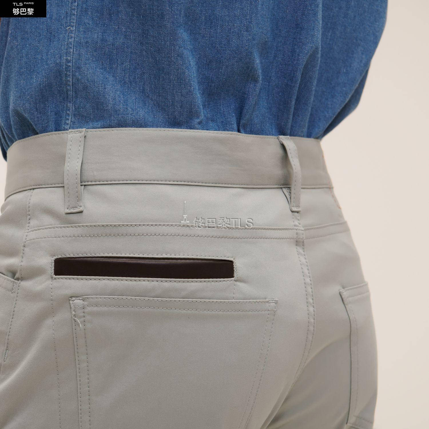 【包邮包税】 hermes爱马仕 21年秋冬 男士 牛仔裤 jeans poche passe