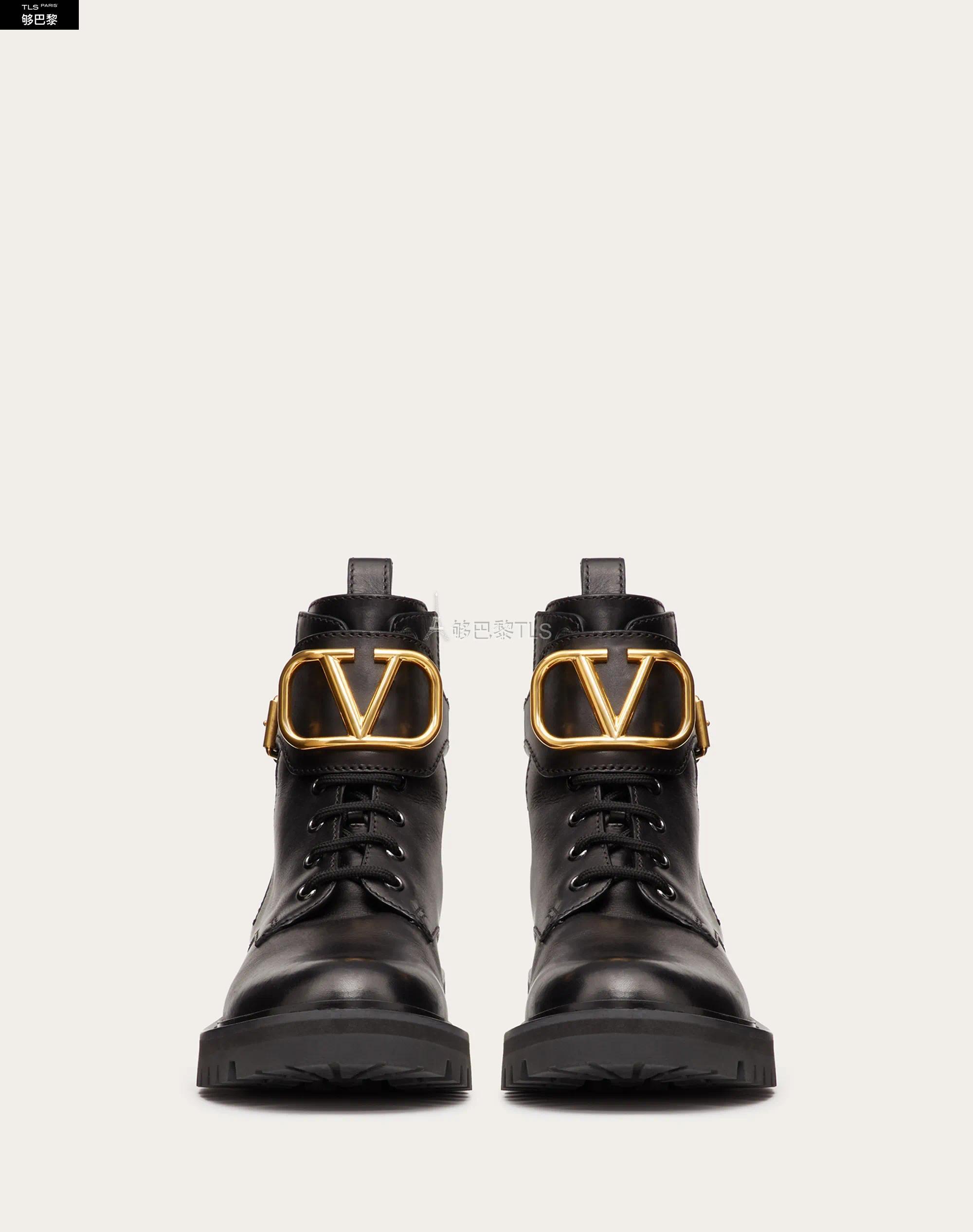 valentino华伦天奴 21年秋冬 女士 短靴 vlogo signature 马丁靴(鞋跟