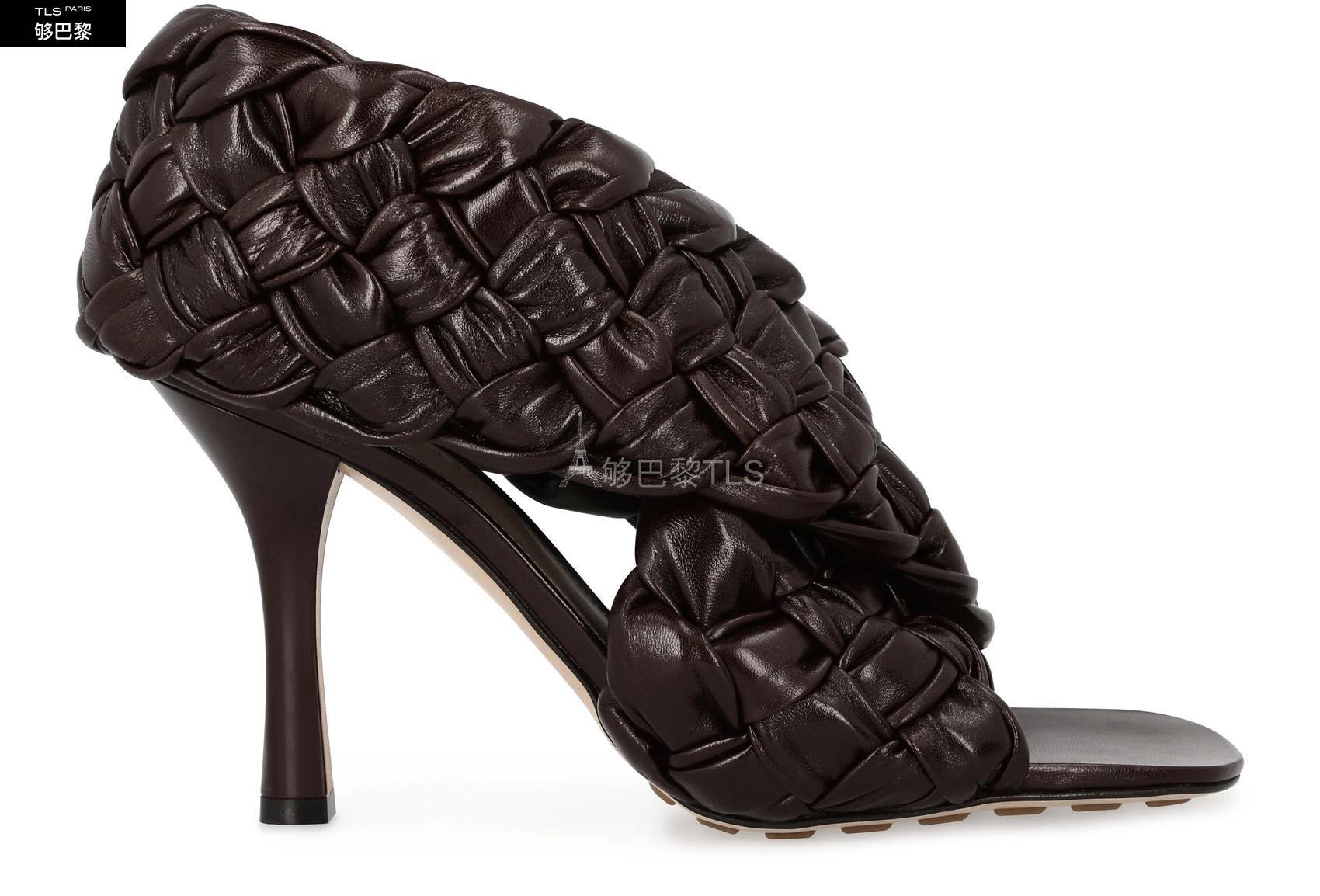 【包邮包税】 bv葆蝶家 21年春夏 女士 高跟凉鞋 bv board 凉鞋 botm3