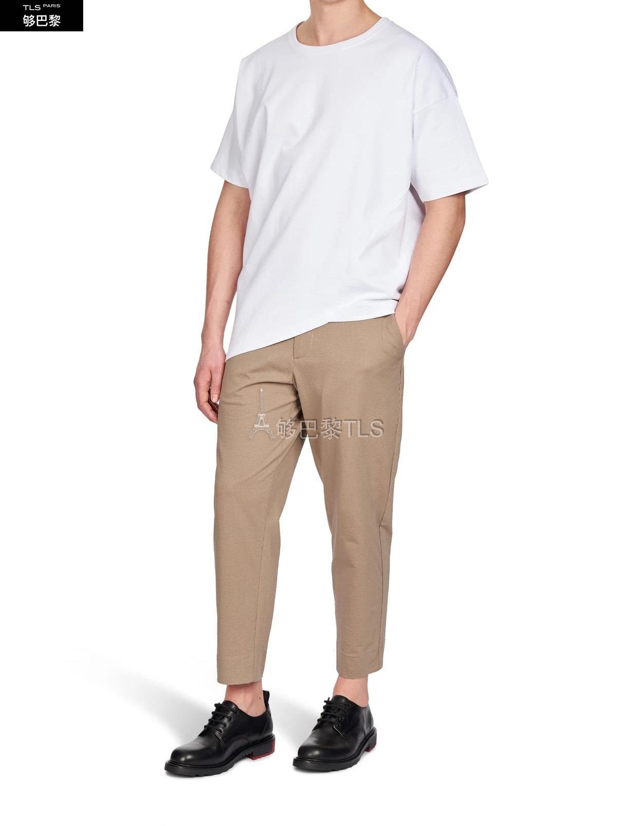 【包邮包税】 bv葆蝶家 21年春夏 男士 短袖t恤 重磅平针织物日式 t