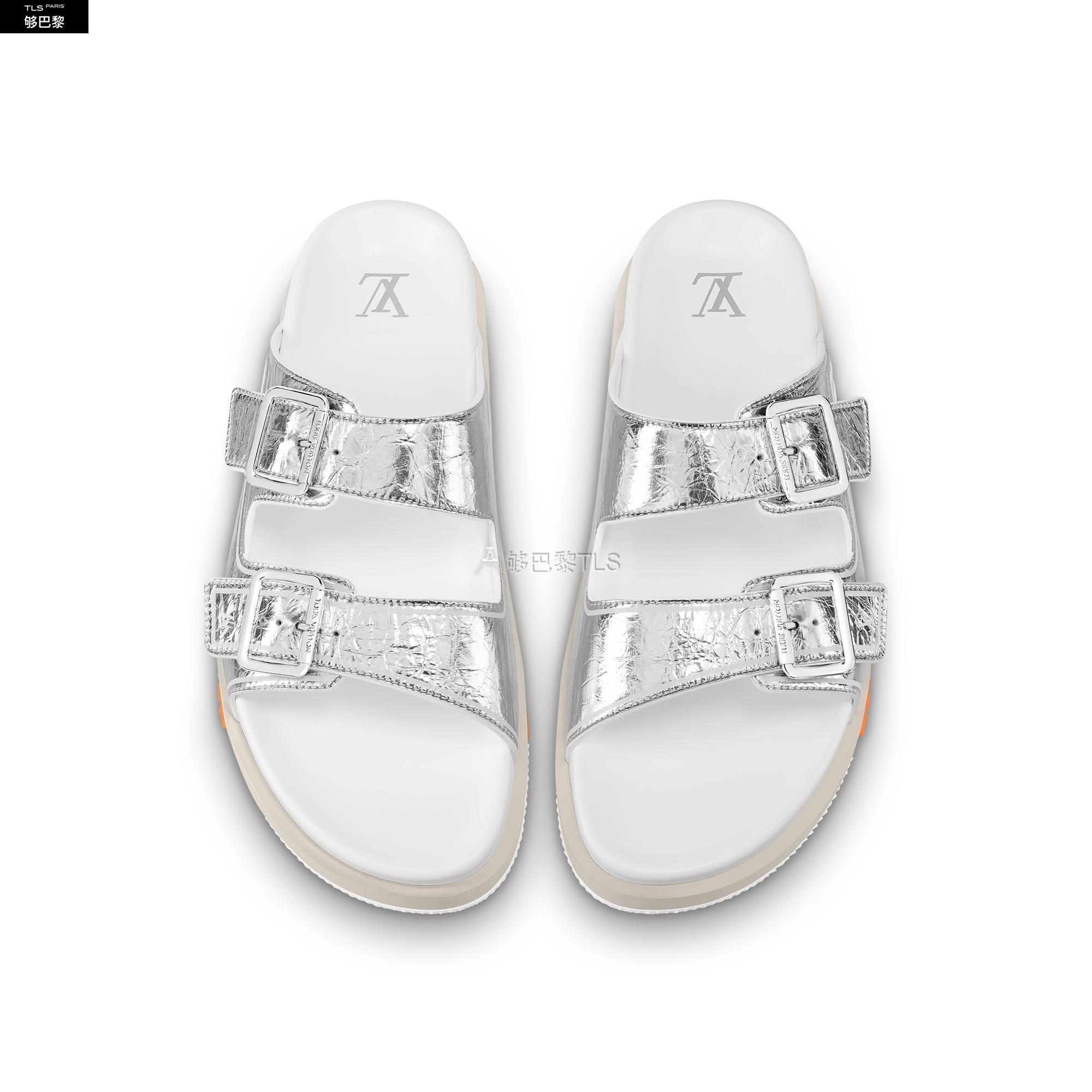 【包邮包税】 lv路易威登 21年春夏 男士 平底凉鞋 lv trainer 凉拖 1