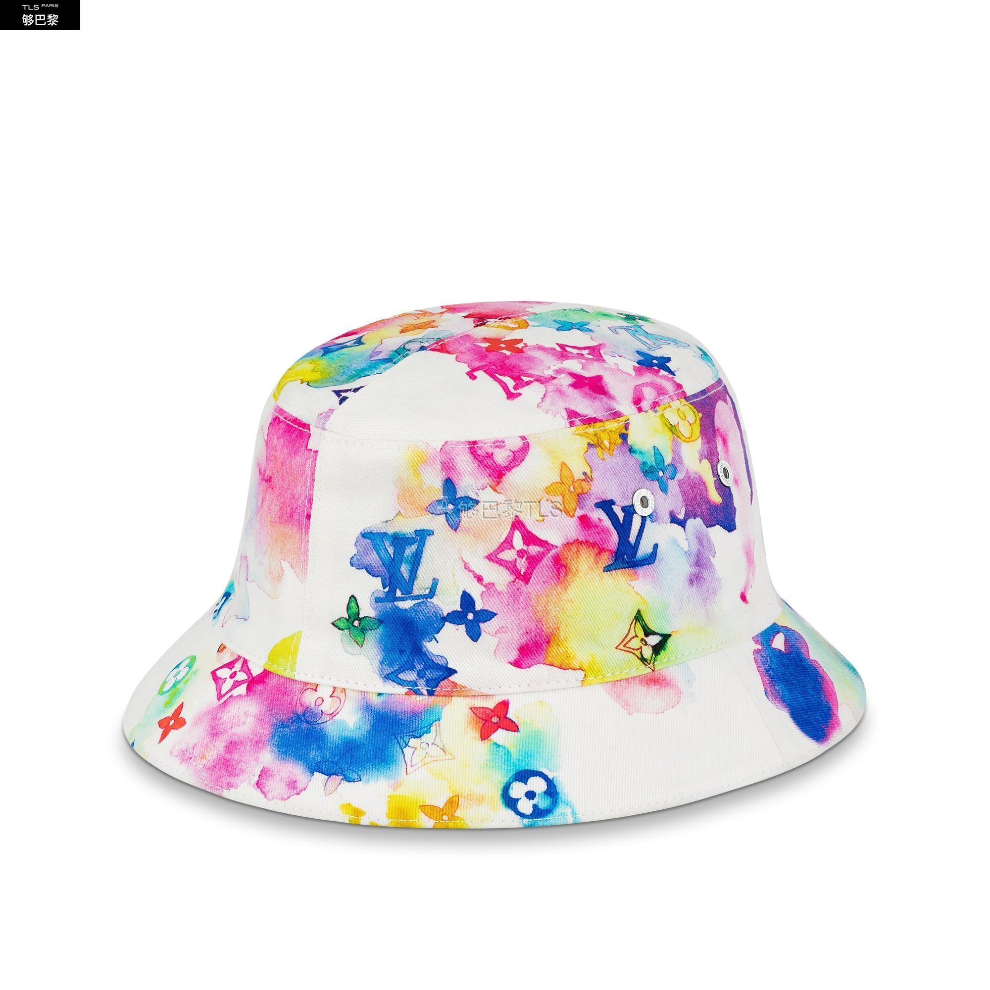 【包邮包税】 lv路易威登 21年秋冬 男士 帽子 monogram watercolor