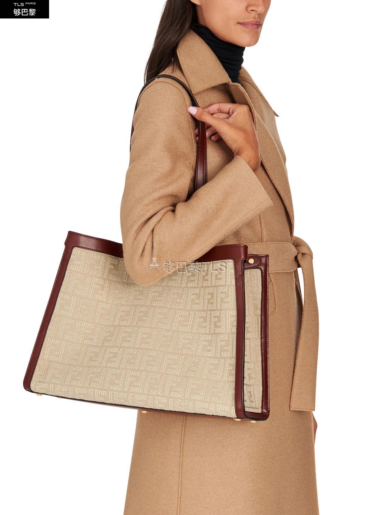 【包邮包税】 fendi芬迪 21年春夏 女士 手提包 peekaboo x-tote 手提