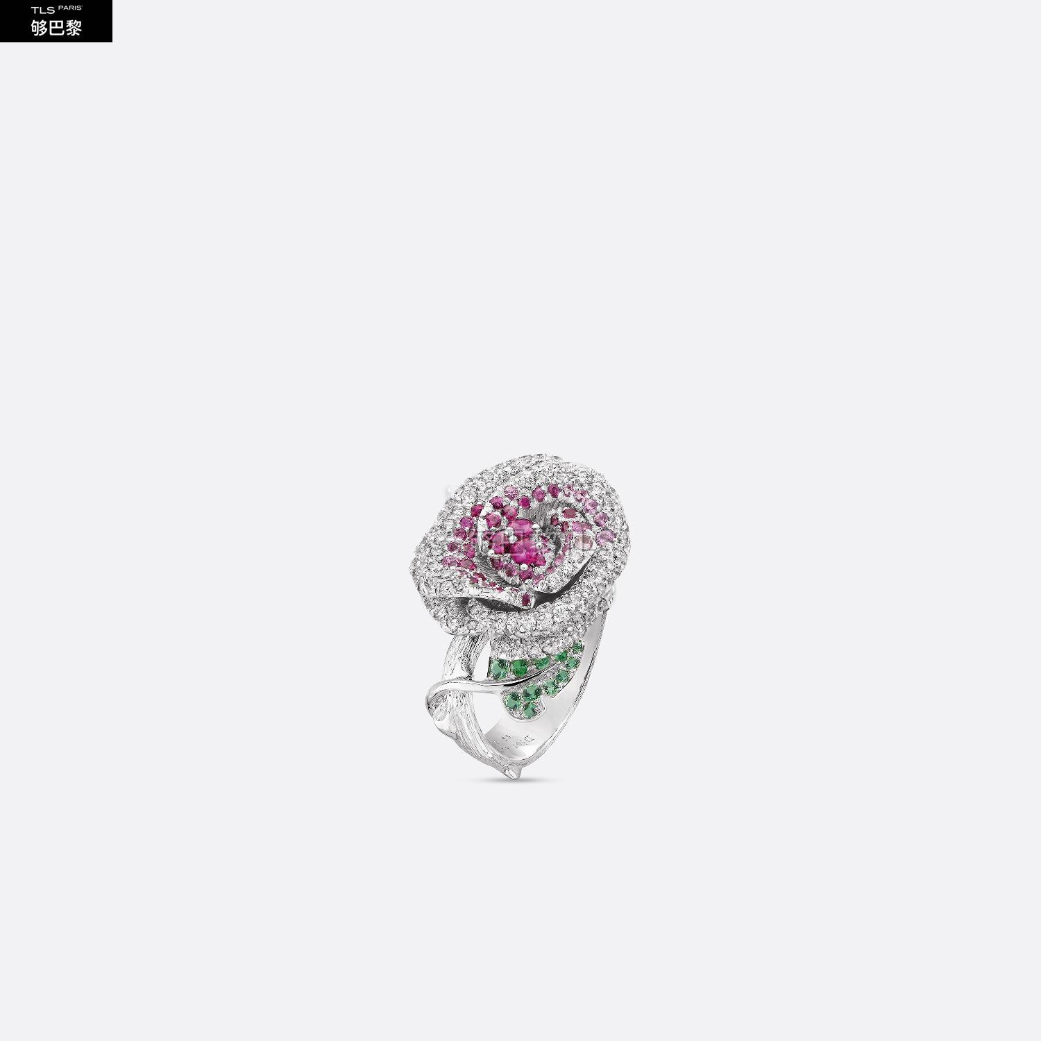 【包邮包税】 dior迪奥 21年秋冬 女士 戒指 中号 rose dior